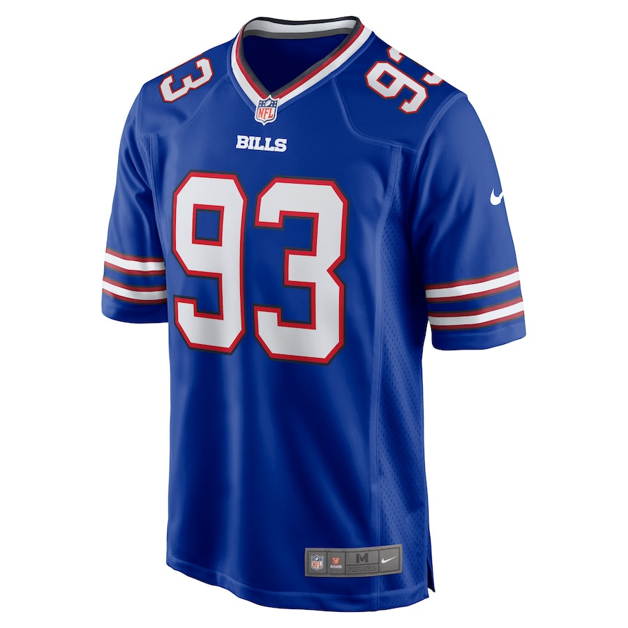 DeShawn Williams 93 Buffalo Bills Game Royal NFL Jersey Men's