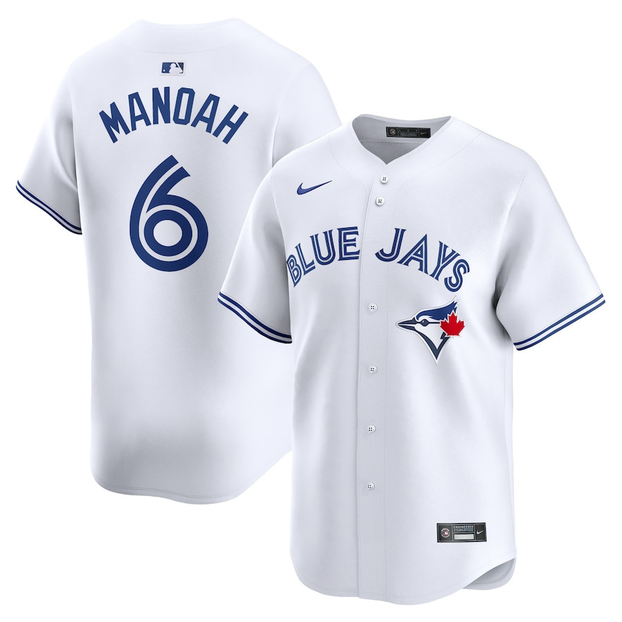 Alek Manoah 6 Toronto Blue Jays Home Limited Player White MLB Jersey Men's