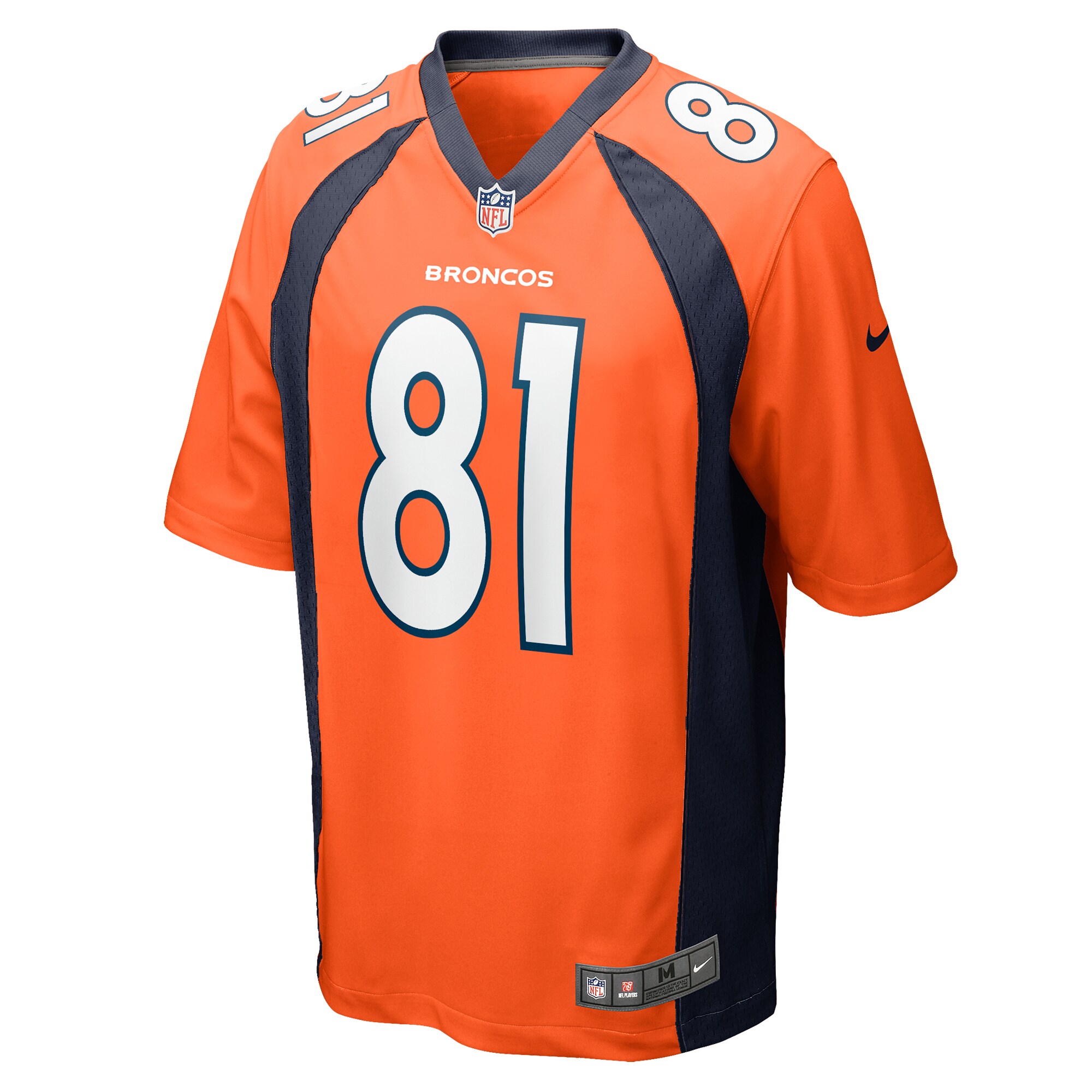 Denver Broncos Tre'Quan Smith Orange Game NFL Jersey Men's