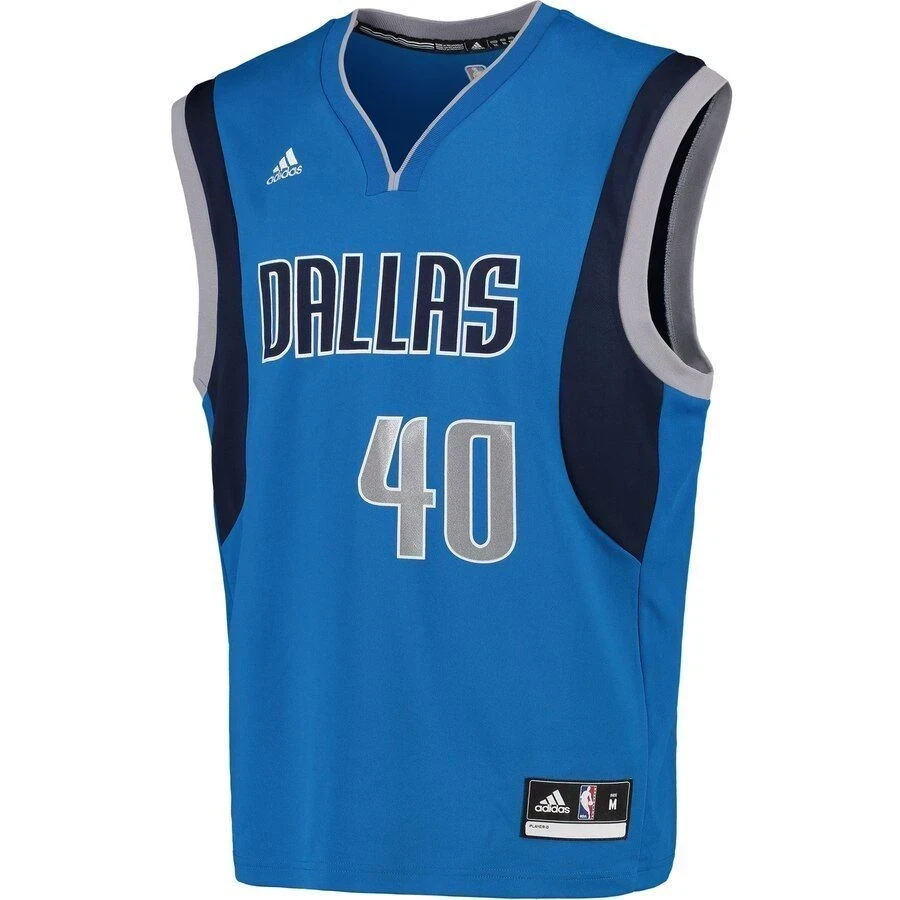 Harrison Barnes Dallas Mavericks Blue NBA Jersey Men's