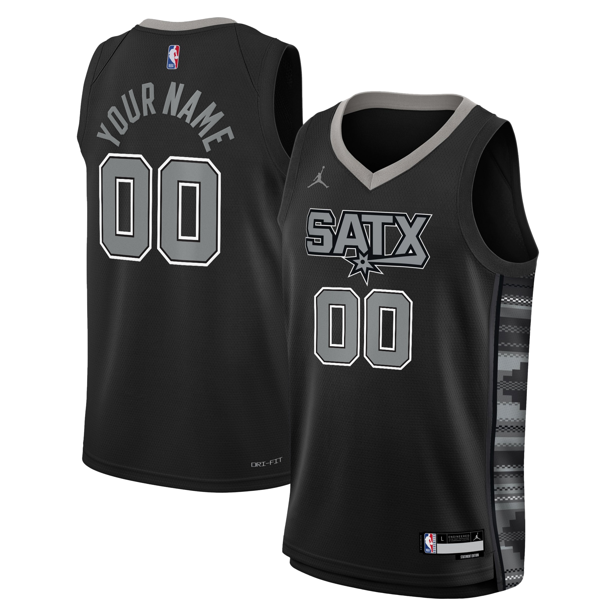 San Antonio Spurs Jordan Statement Edition Swingman Custom NBA Jersey Youth