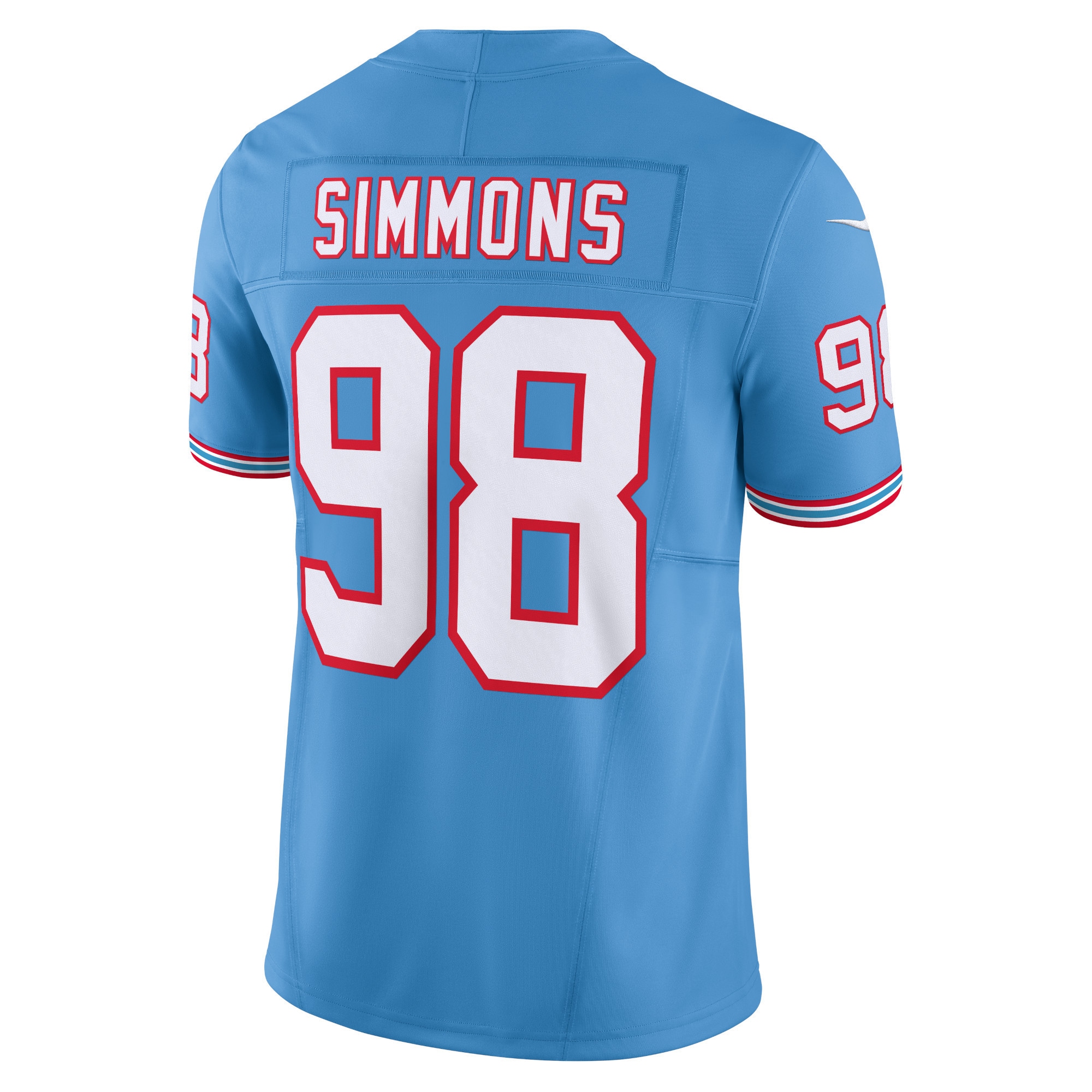 Tennessee Titans Jeffery Simmons Light Blue Vapor F.U.S.E. Limited NFL Jersey Men's