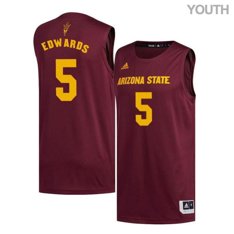 5 Richie Edwards Maroon Arizona State Sun Devils NCAA Jersey Youth