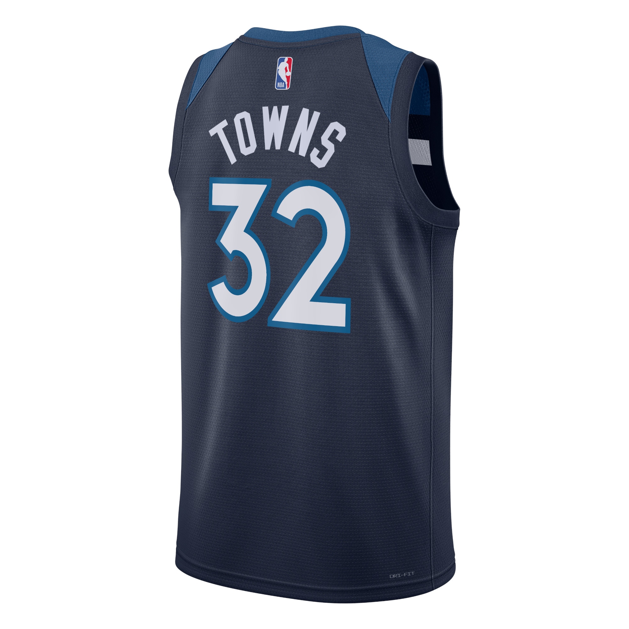 Minnesota Timberwolves Icon Edition Swingman Navy Karl-Anthony Town Unisex NBA Jersey Unisex