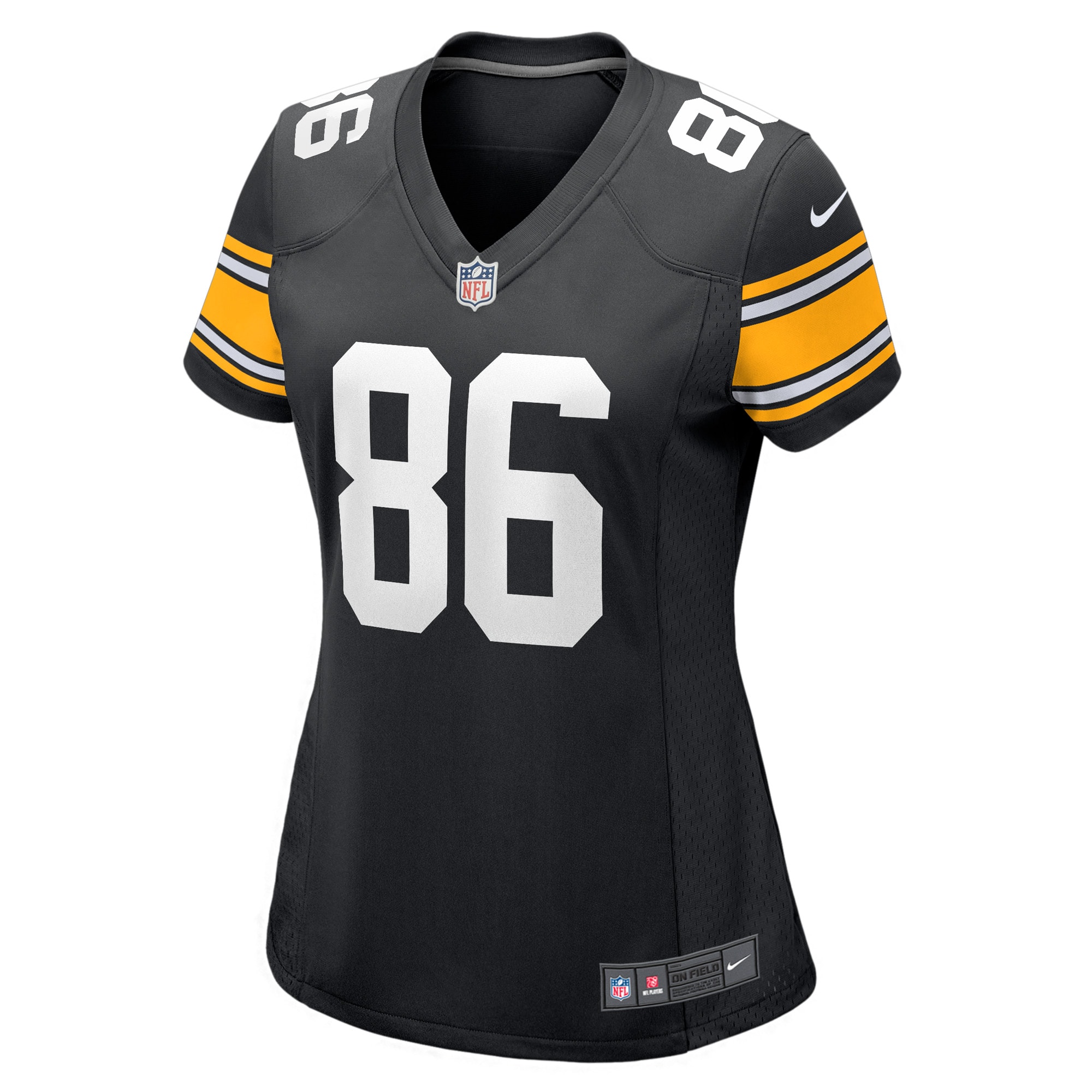 Pittsburgh Steelers Hines Ward Black Retired Player NFL Jersey Women's