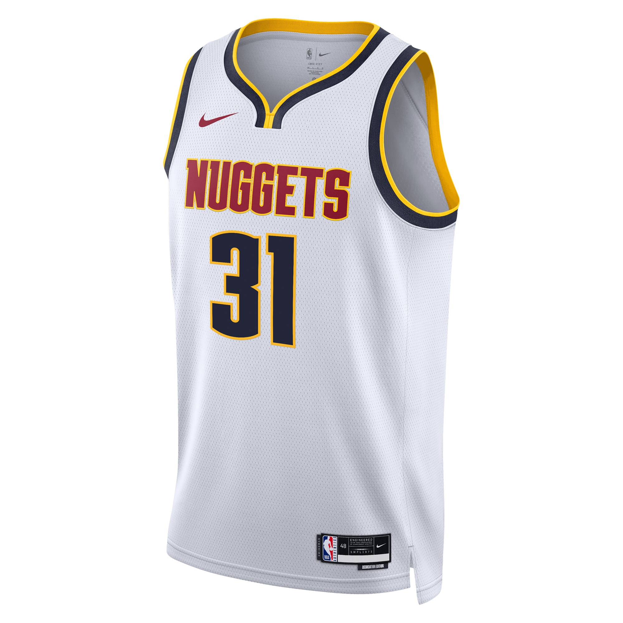 Denver Nuggets Association Edition Swingman White Vlatko ?an?a Unisex NBA Jersey Unisex