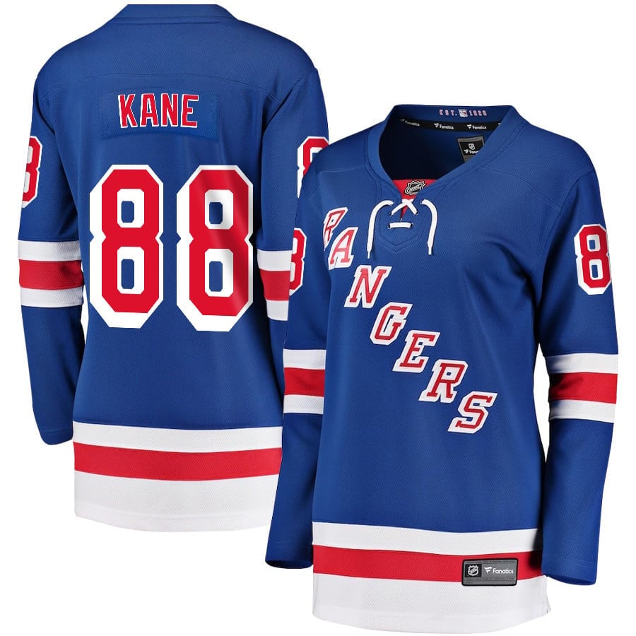 Patrick Kane 88 New York Rangers Home Breakaway Blue NHL Jersey Women's