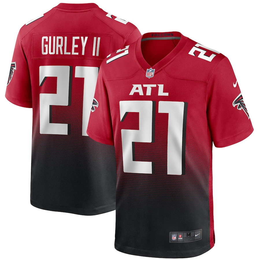 Todd Gurley II 21 Atlanta Falcons 2nd Alternate Game Red NFL Jersey Men's