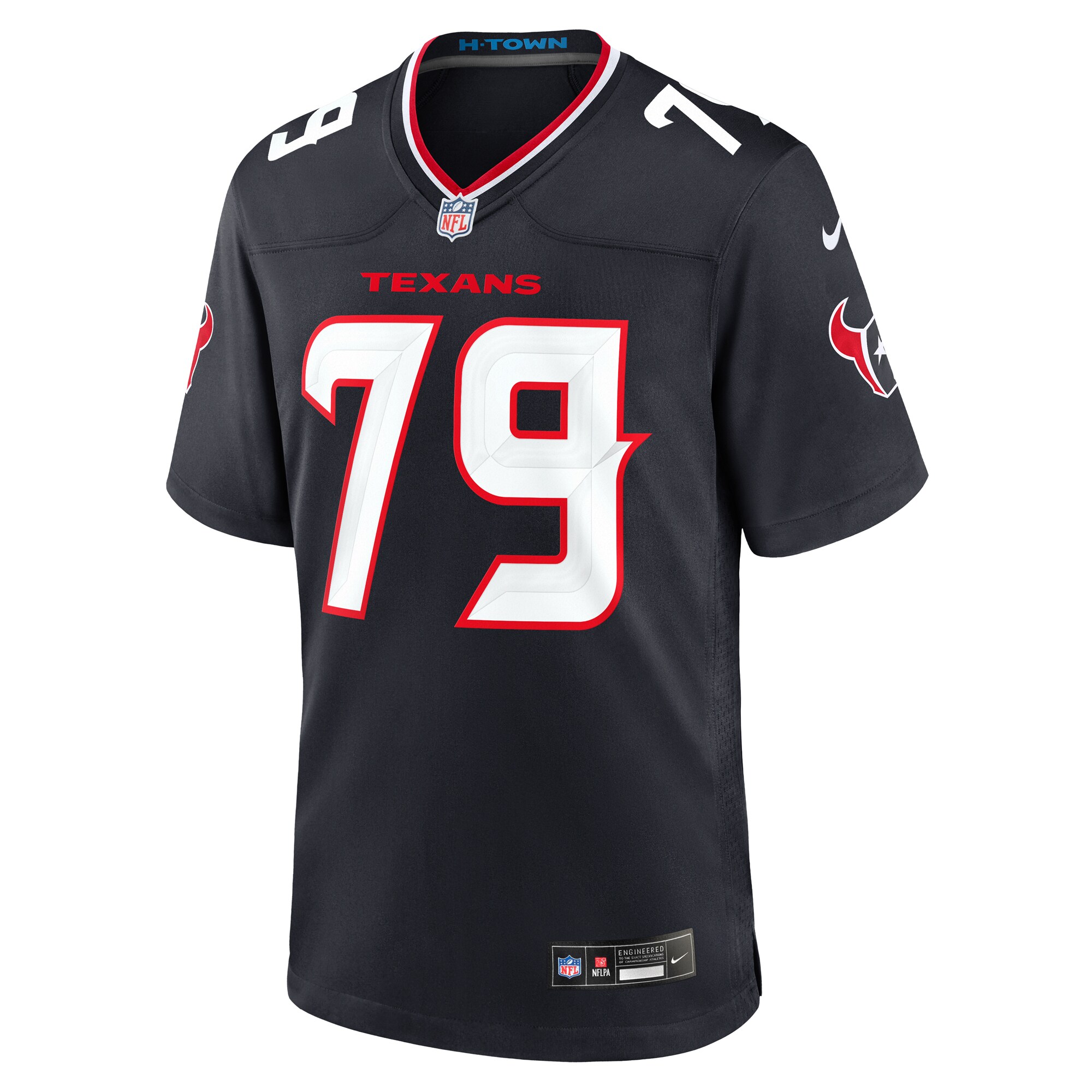 Houston Texans Tremayne Anchrum Jr. Navy Team Game NFL Jersey Men's