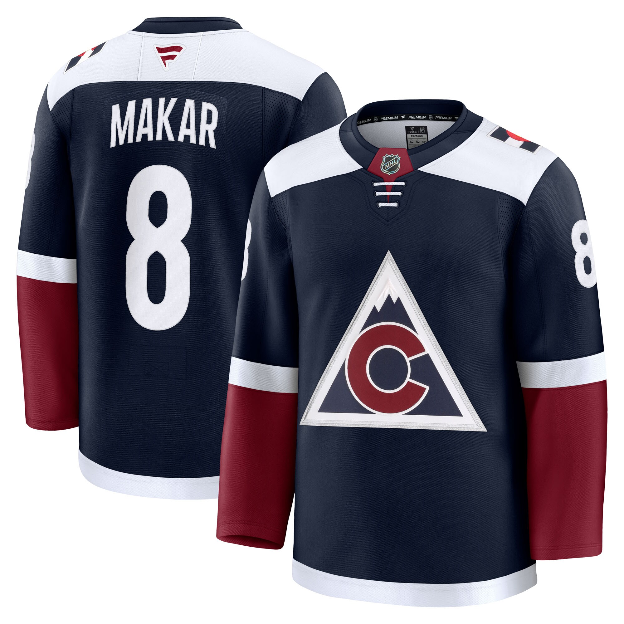 Colorado Avalanche Cale Makar Navy Alternate Premium NHL Jersey Men's