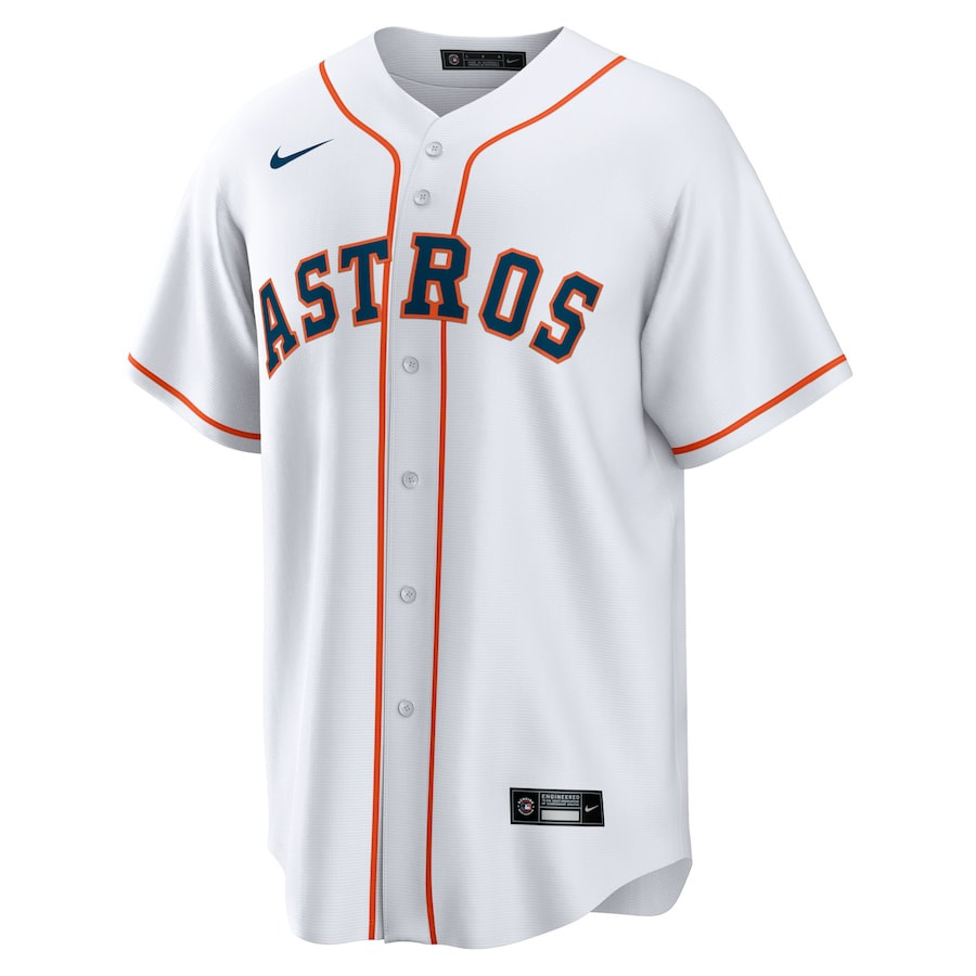Houston Astros Home White MLB Jersey Men's