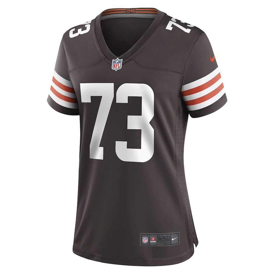 Joe Thomas 73 Cleveland Browns Retired Game Brown NFL Jersey Women's