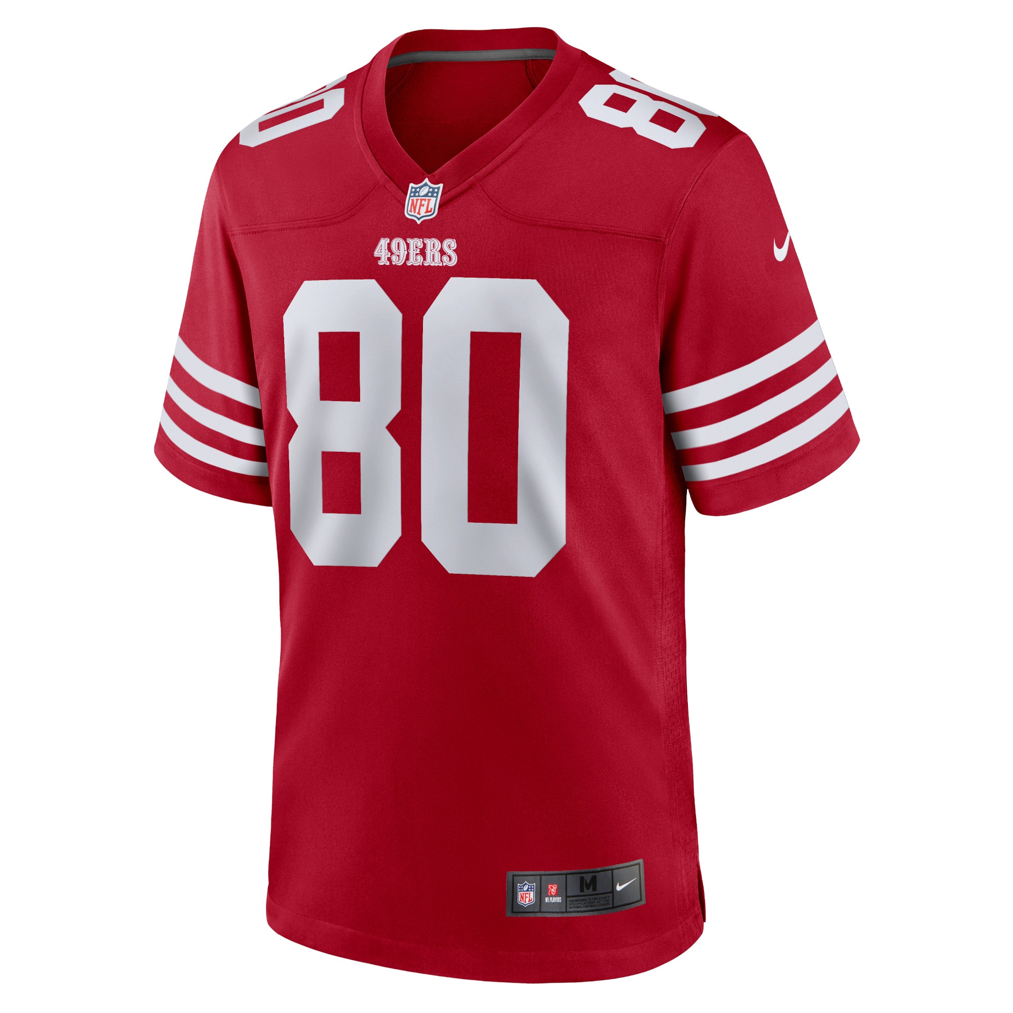 San Francisco 49ers Jerry Rice Scarlet Retired Team Player Game NFL Jersey Men's