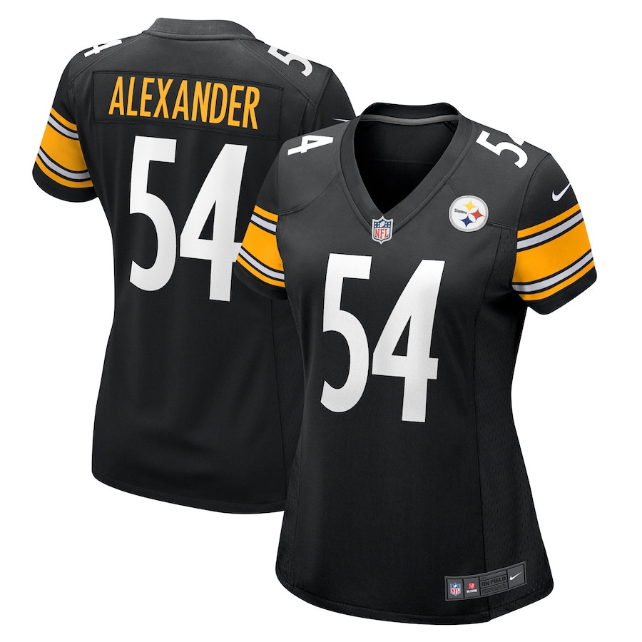 Kwon Alexander 54 Pittsburgh Steelers Game Black NFL Jersey Women's