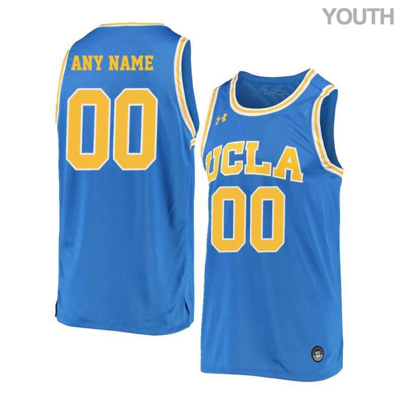 Elite Blue Retro UCLA Bruins Custom NCAA Jersey Youth