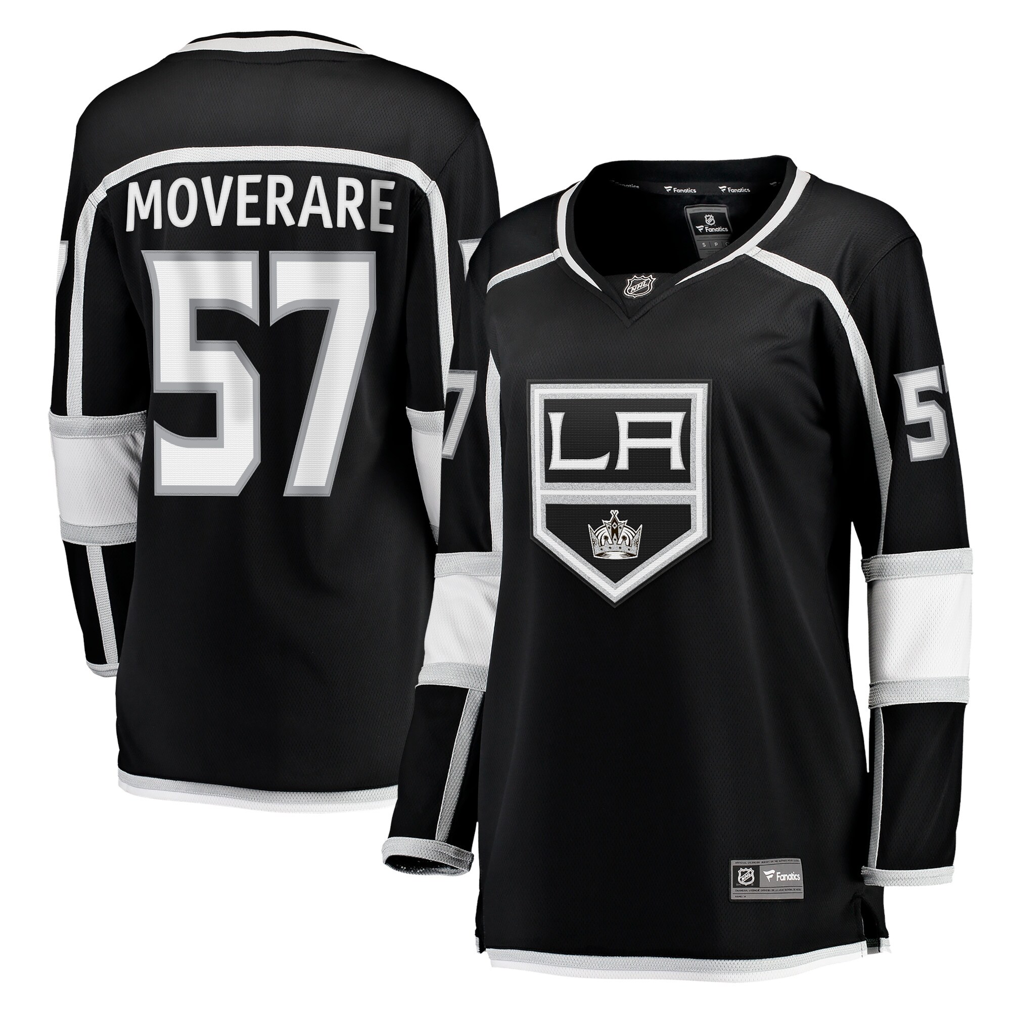 Los Angeles Kings Jacob Moverare Black Home Breakaway Player NHL Jersey Women's