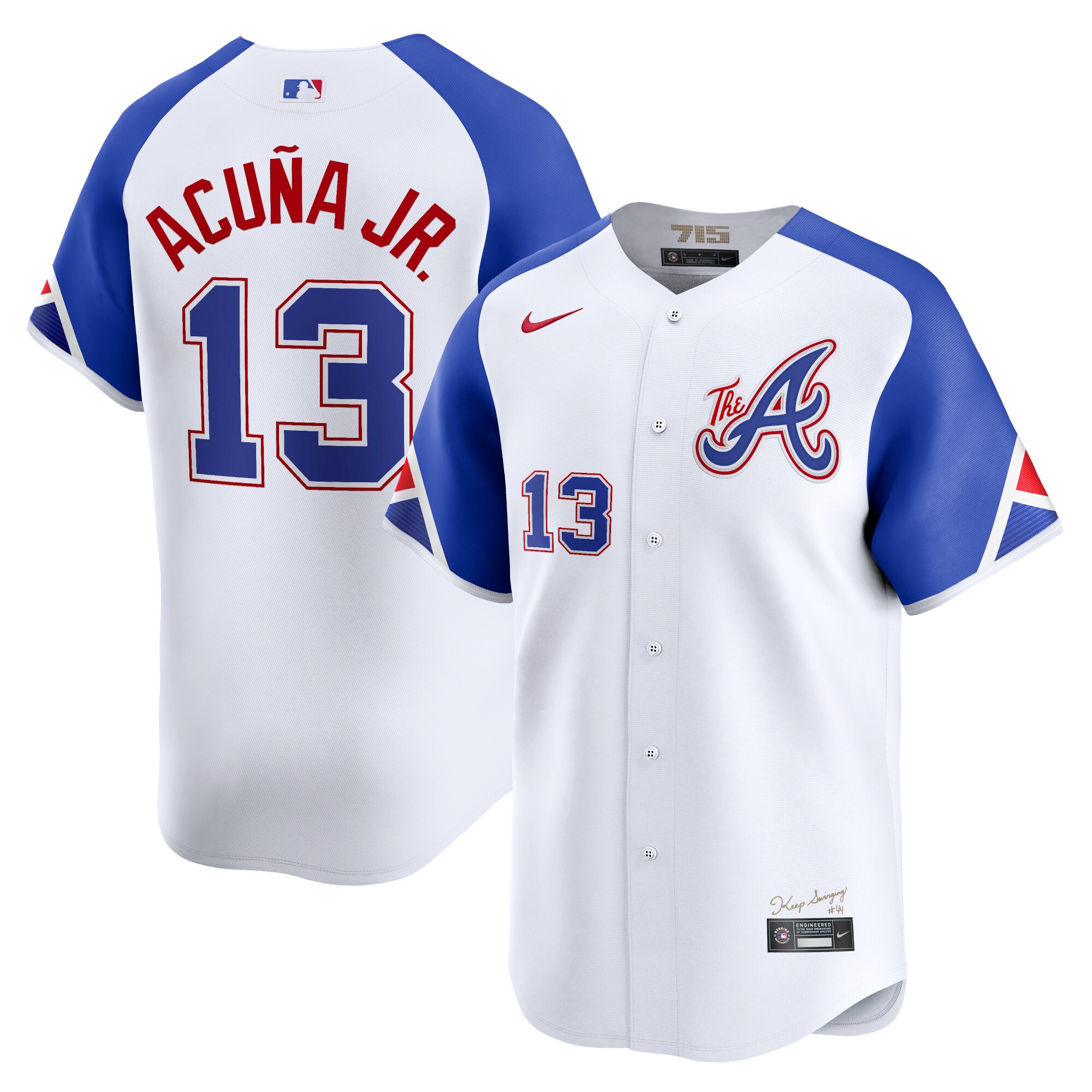 Atlanta Braves Ronald Acu?a Jr. White City Connect Limited Player MLB Jersey Men's