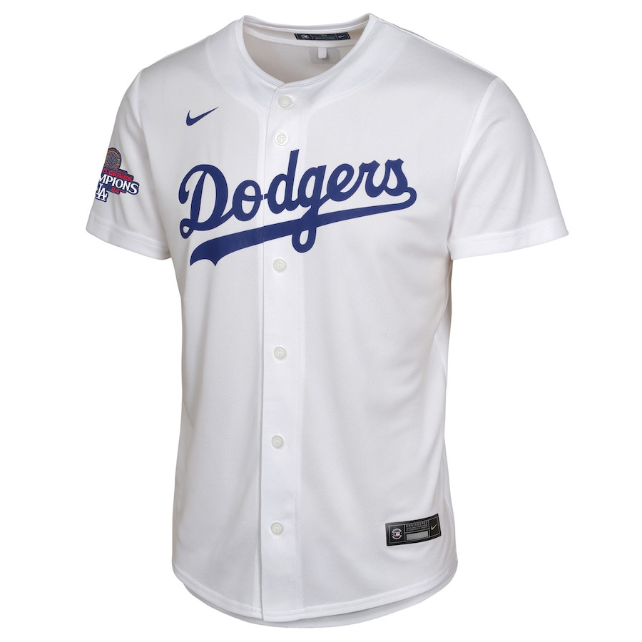 Freddie Freeman 5 Los Angeles Dodgers 2024 World Series Champions Home Game Player White MLB Jersey Youth