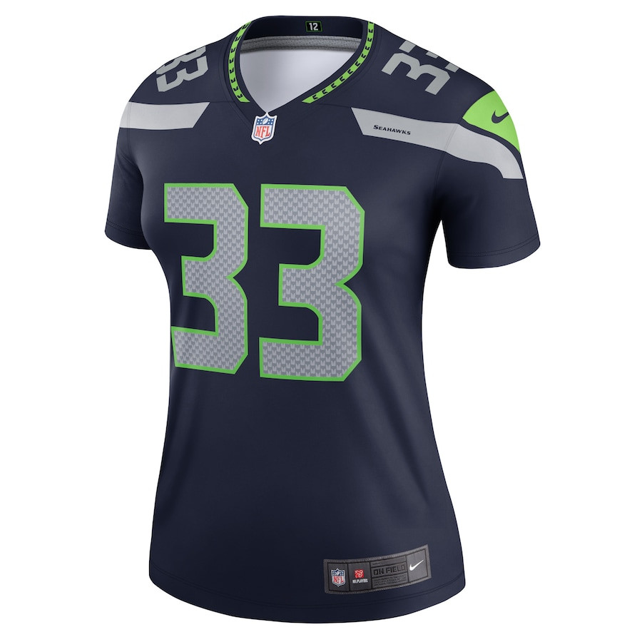 Jamal Adams 33 Seattle Seahawks Legend College Navy NFL Jersey Women's