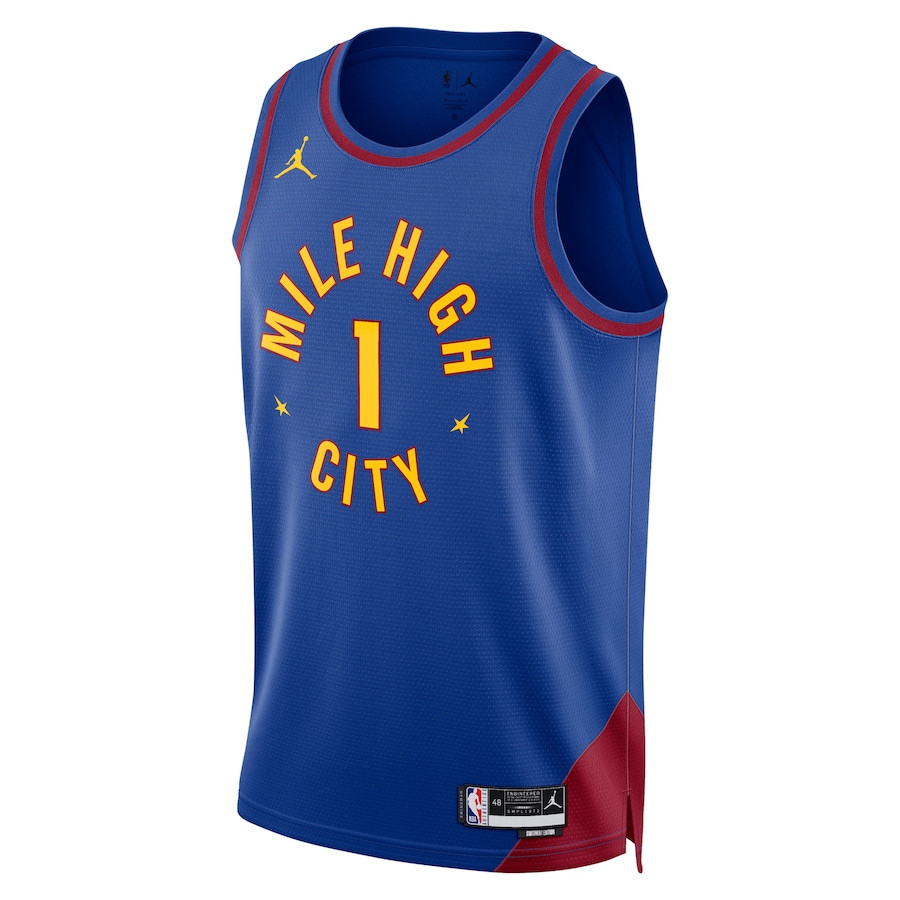 Michael Porter Jr. 1 Denver Nuggets Unisex Swingman Statement Edition Royal NBA Jersey Unisex