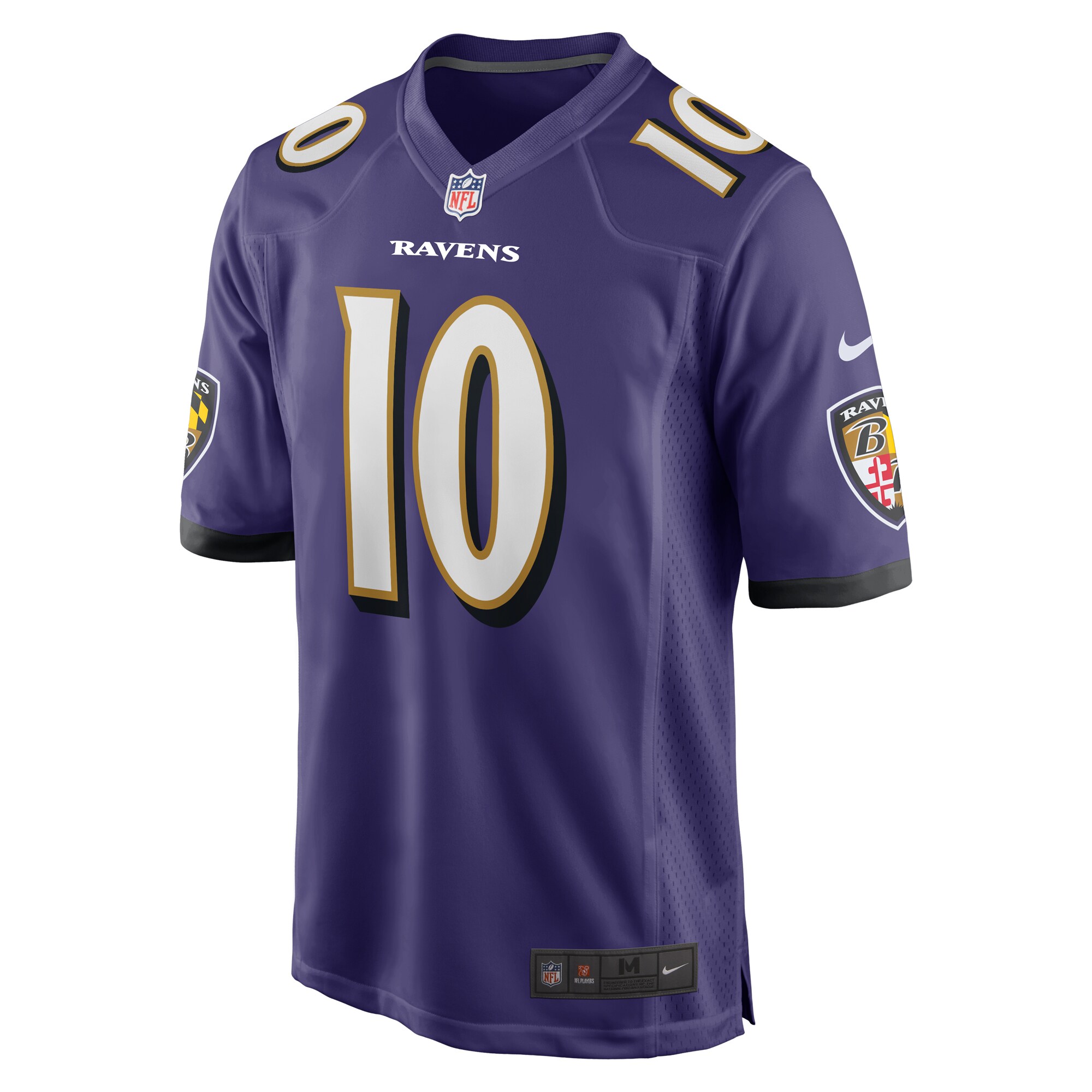 Baltimore Ravens Arthur Maulet Purple Game NFL Jersey Men's