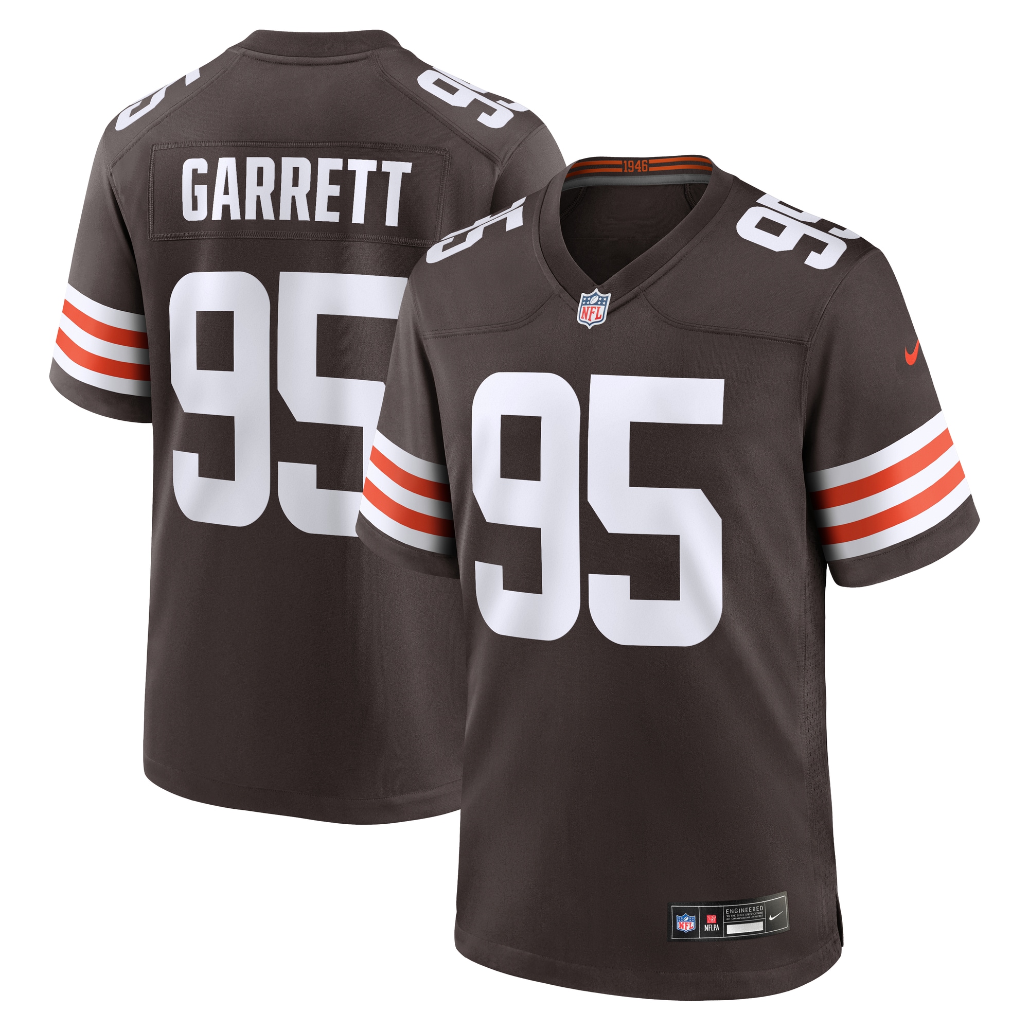 Cleveland Browns Myles Garrett Brown Team Game NFL Jersey Men's