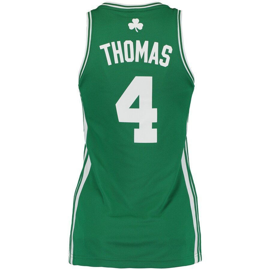 Isaiah Thomas Boston Celtics Road Kelly Gree White NBA Jersey Women's