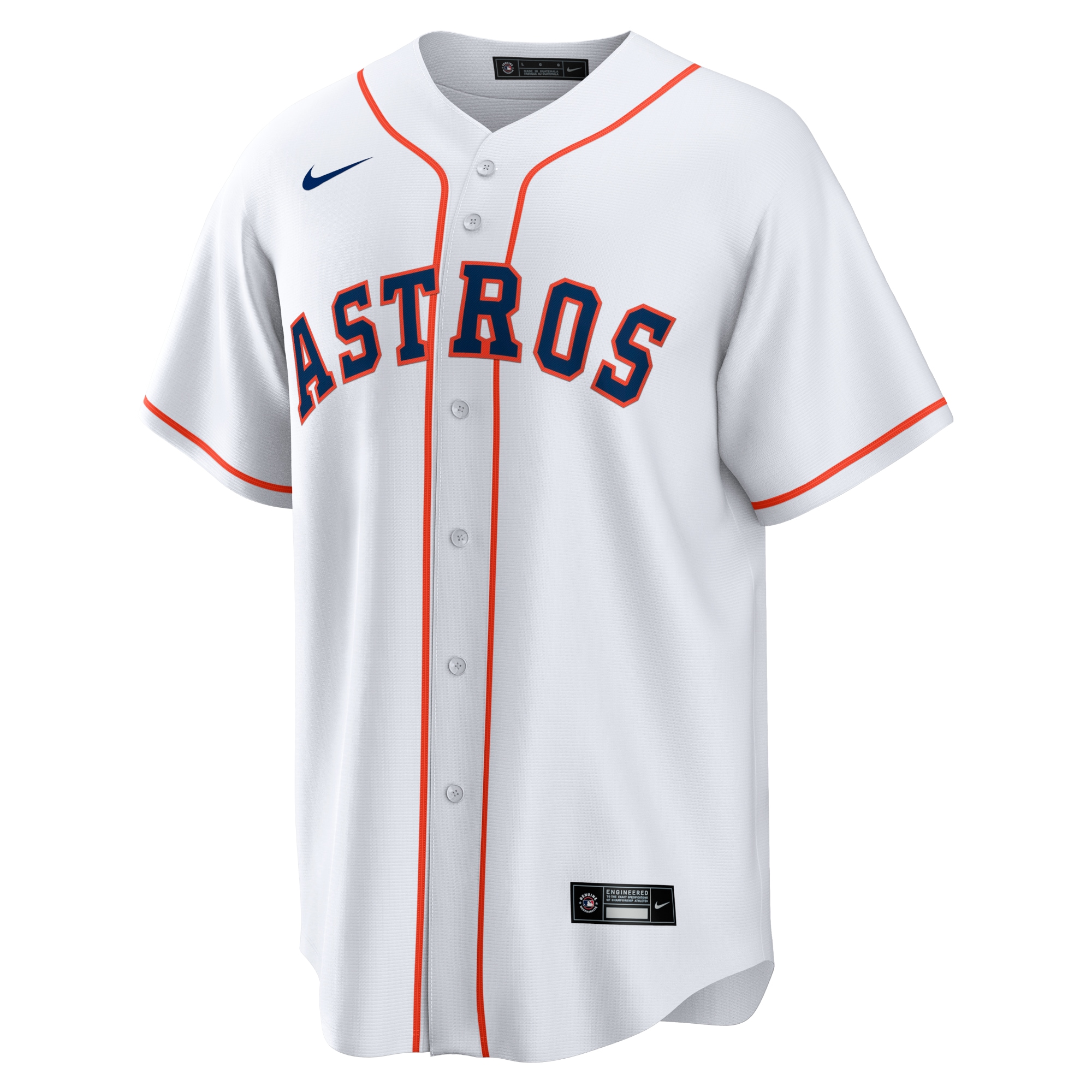 Houston Astros Justin Verlander White Home Player Name MLB Jersey Men's