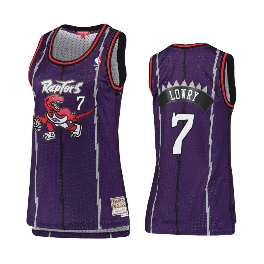Toronto Raptors Kyle Lowry 7 Hardwood Classics NBA Jersey Women's