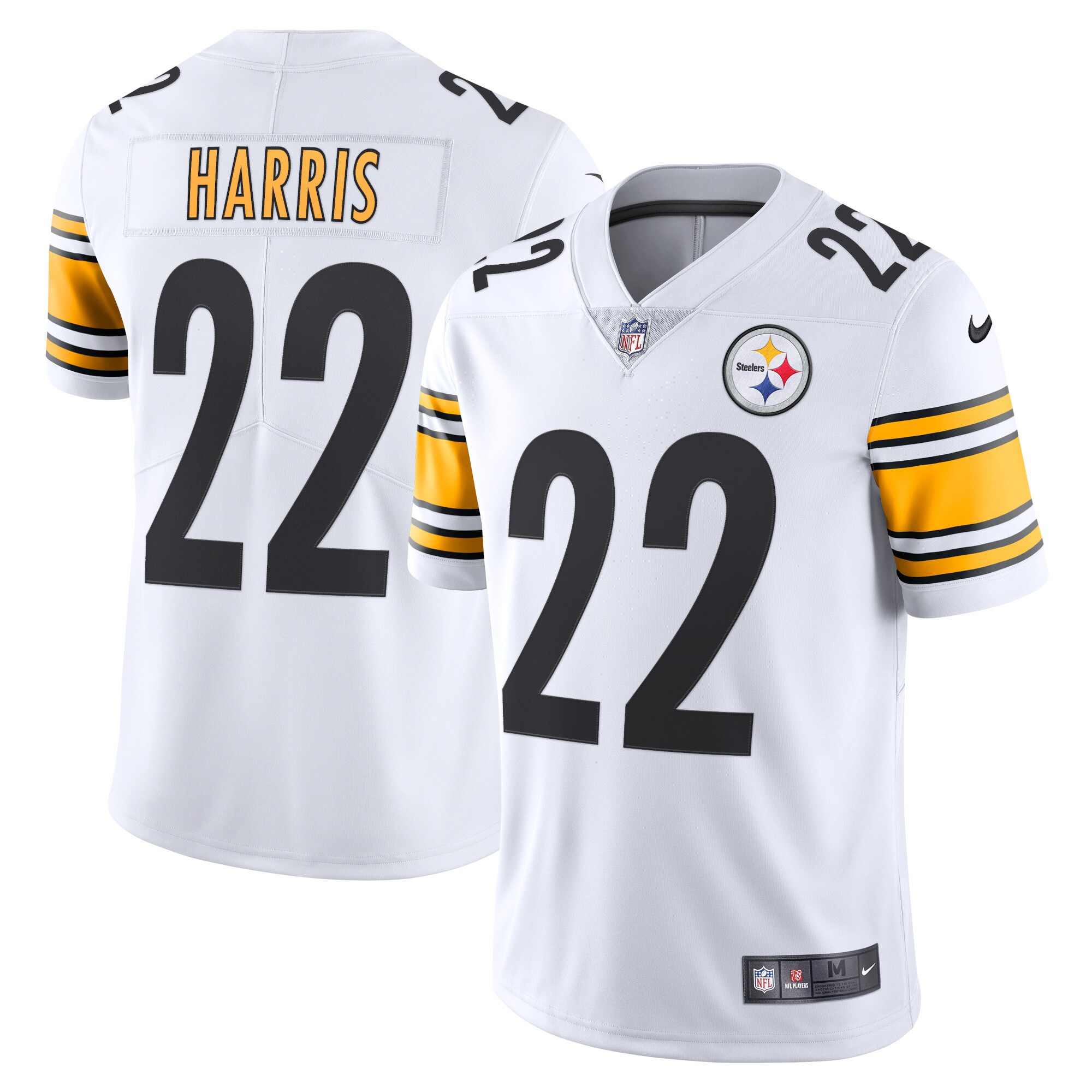 Pittsburgh Steelers Najee Harris White Vapor Limited NFL Jersey Men's