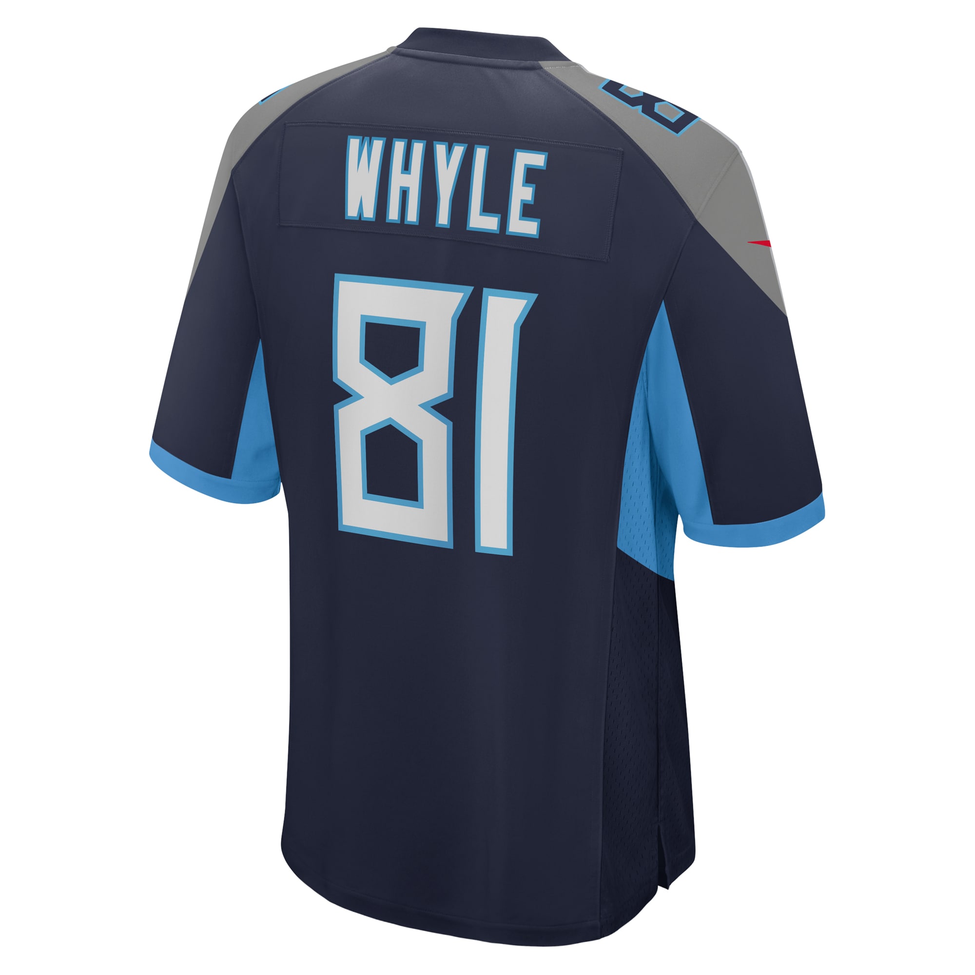 Tennessee Titans Josh Whyle Navy Team Game NFL Jersey Men's