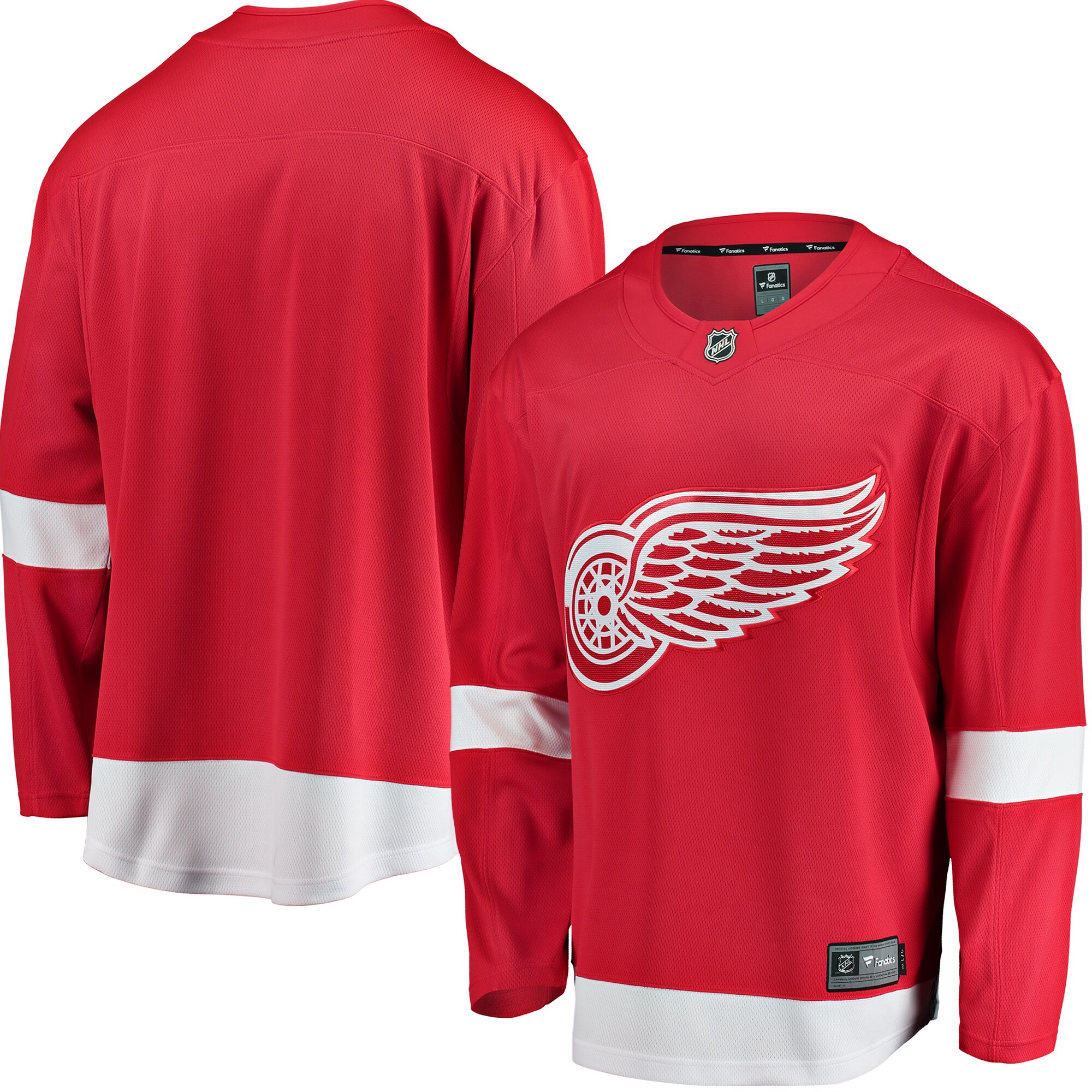 Detroit Red Wings Red Breakaway Home NHL Jersey Men's