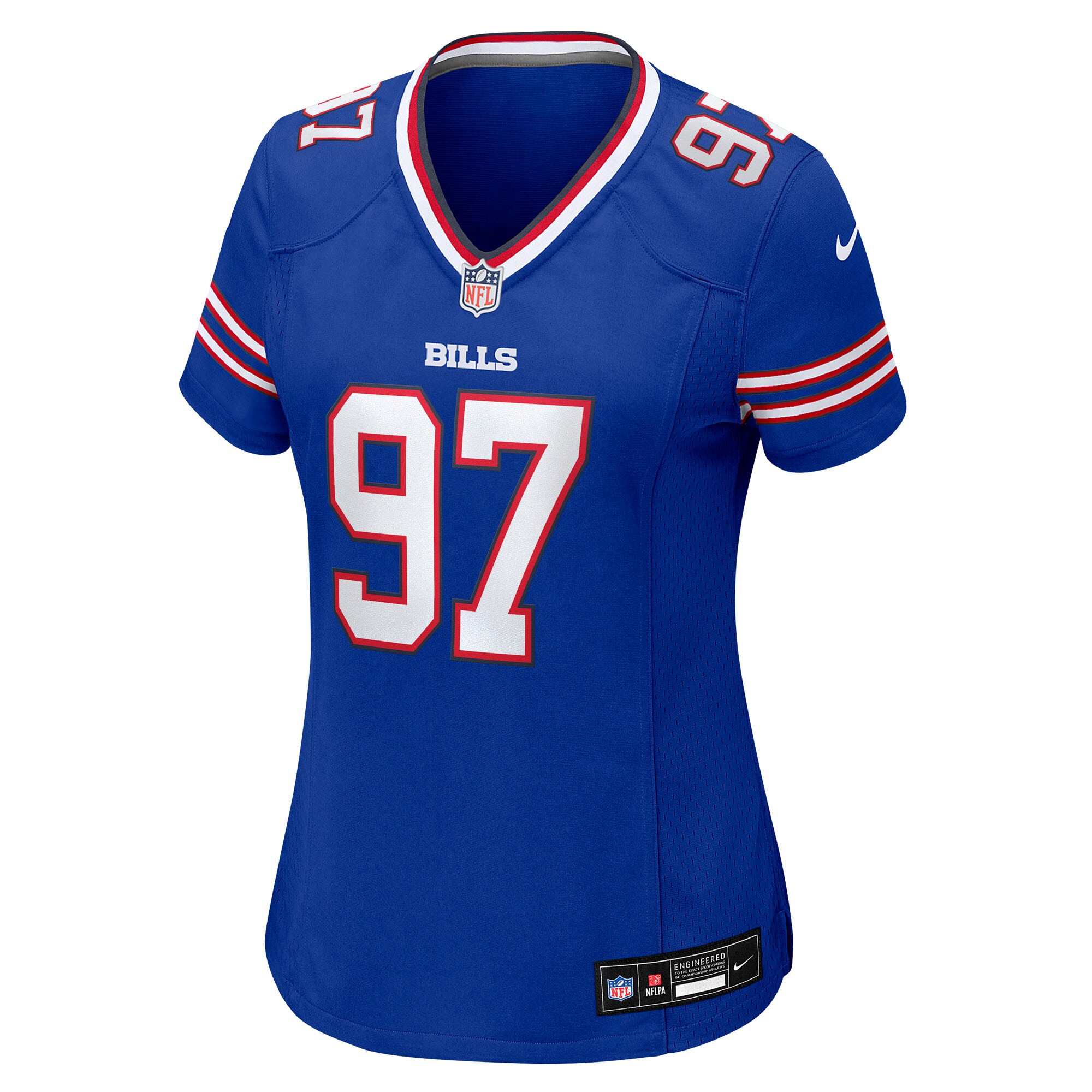 Buffalo Bills Zion Logue Royal Team Game NFL Jersey Women's