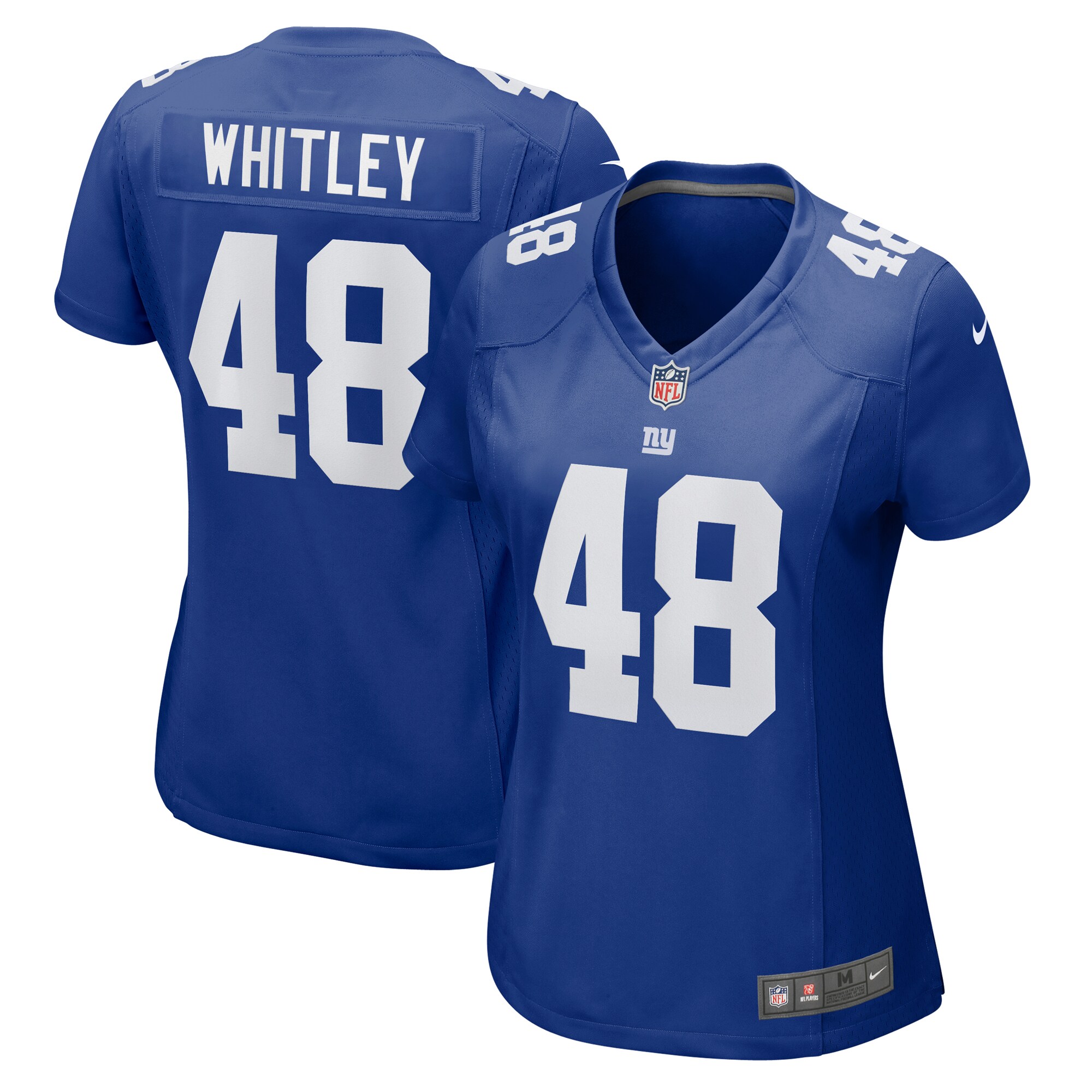 New York Giants Benton Whitley Royal Game NFL Jersey Women's
