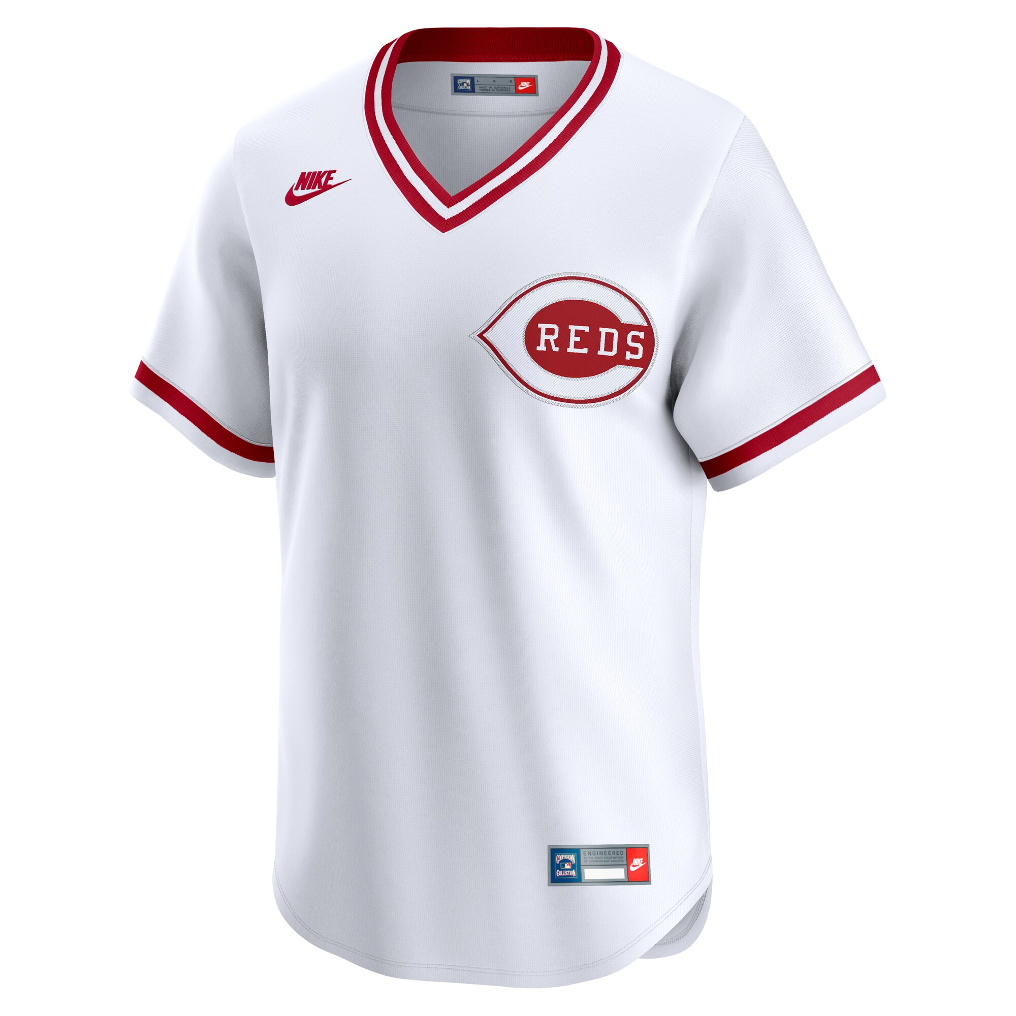 Cincinnati Reds White Throwback Cooperstown Collection Limited MLB Jersey Men's