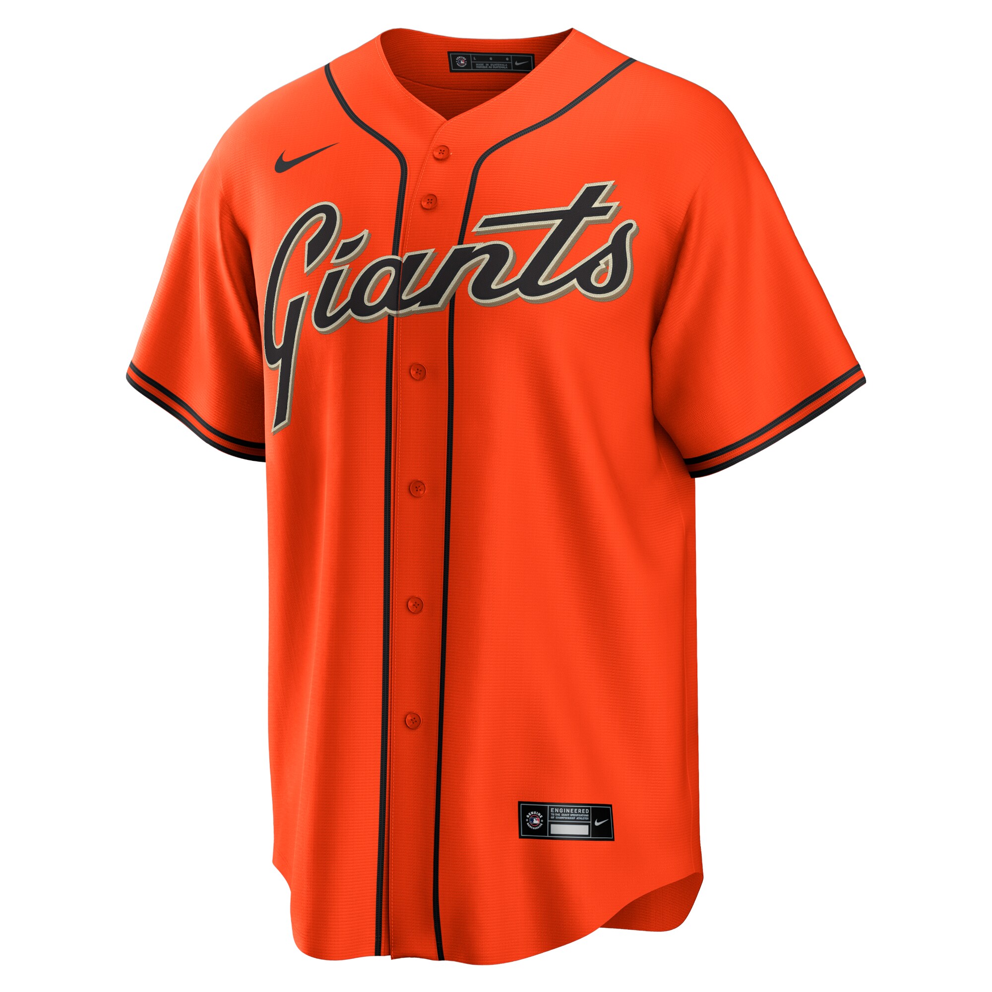 San Francisco Giants Orange Alternate Team MLB Jersey Men's