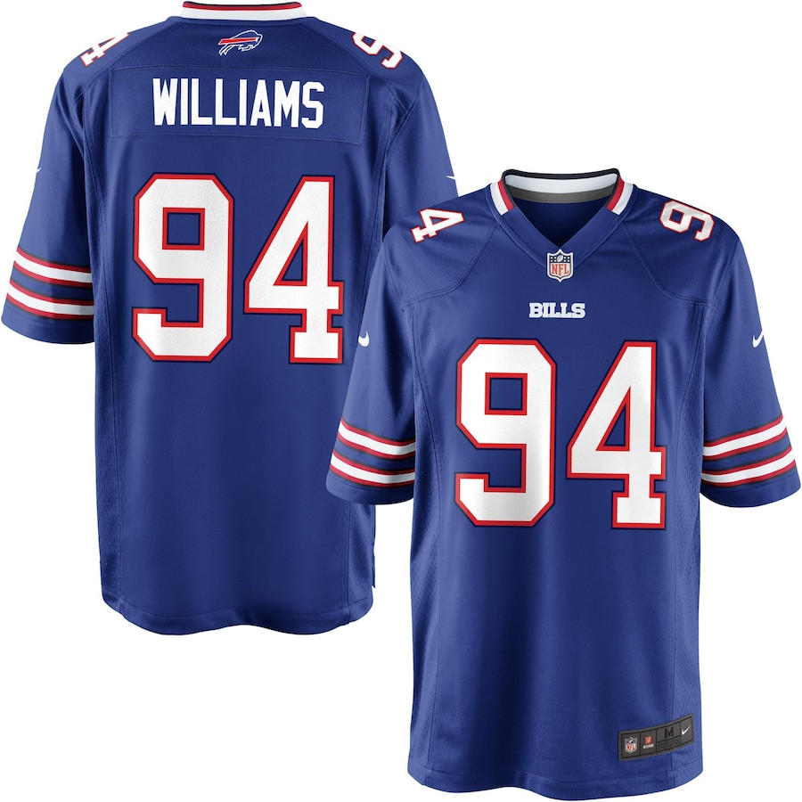 Mario Williams 94 Buffalo Bills Team Color Game NFL Jersey Youth