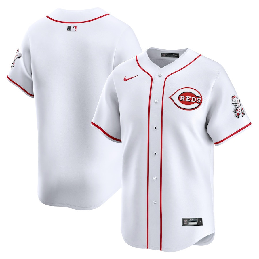 Cincinnati Reds Home Limited White MLB Jersey Men's