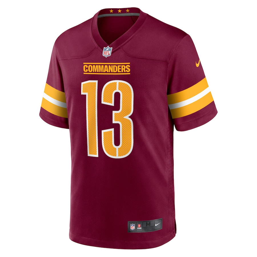 Emmanuel Forbes Jr. 13 Washington Commanders Game Burgundy NFL Jersey Men's
