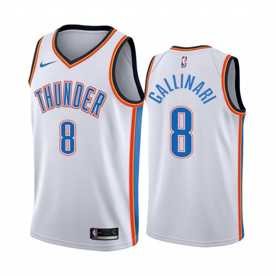 Oklahoma City Thunder Danilo Gallinari 8 Association NBA Jersey Men's