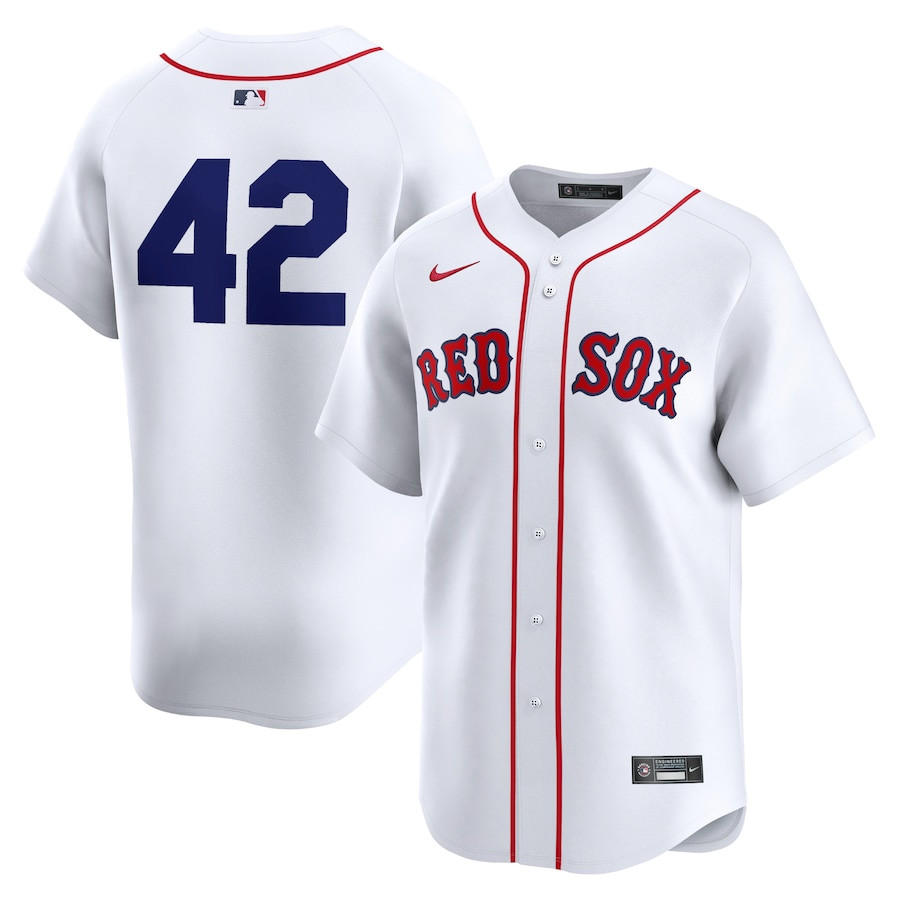 Boston Red Sox 2024 Jackie Robinson Day Home Limited White MLB Jersey Men's