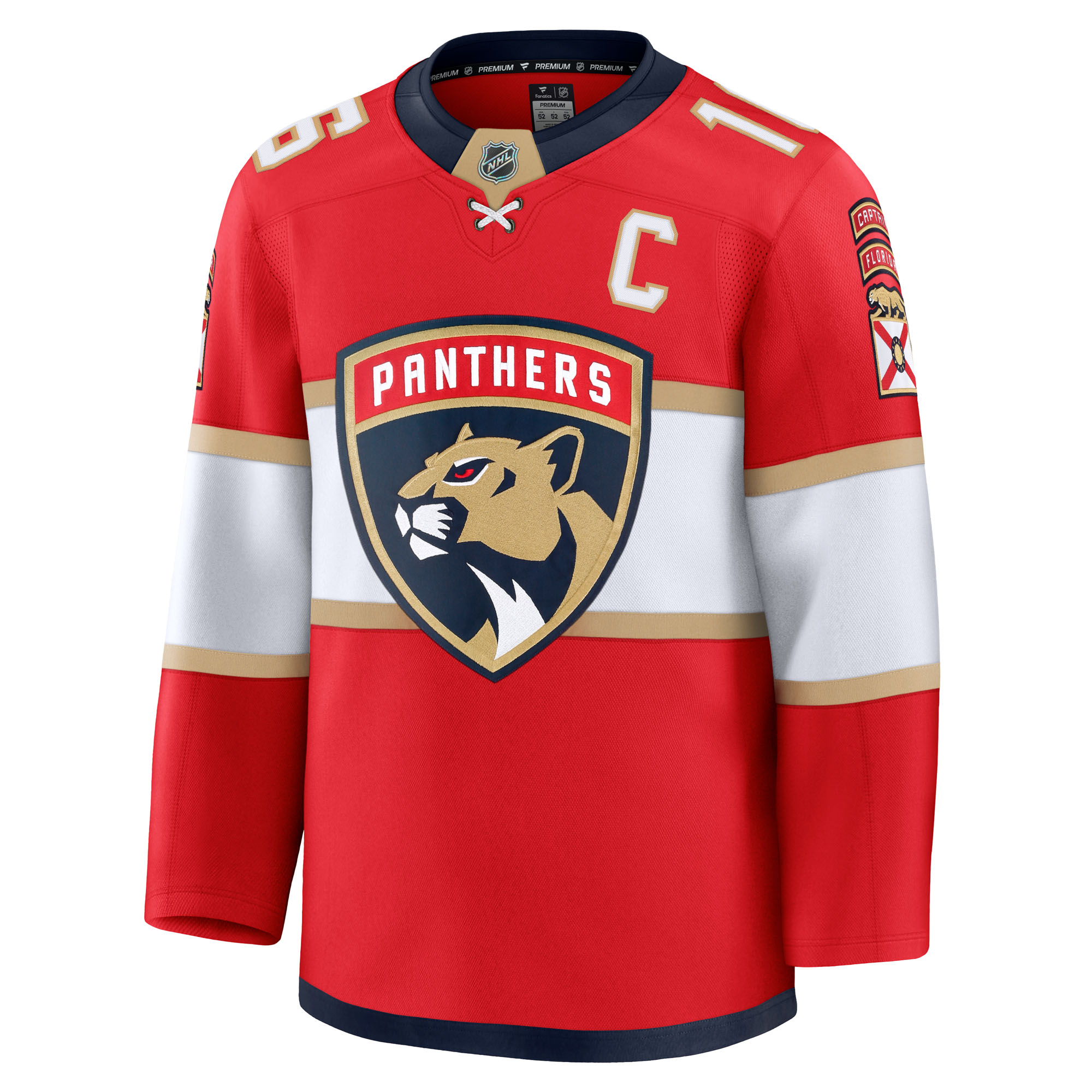 Florida Panthers Aleksander Barkov Red Home Premium NHL Jersey Men's