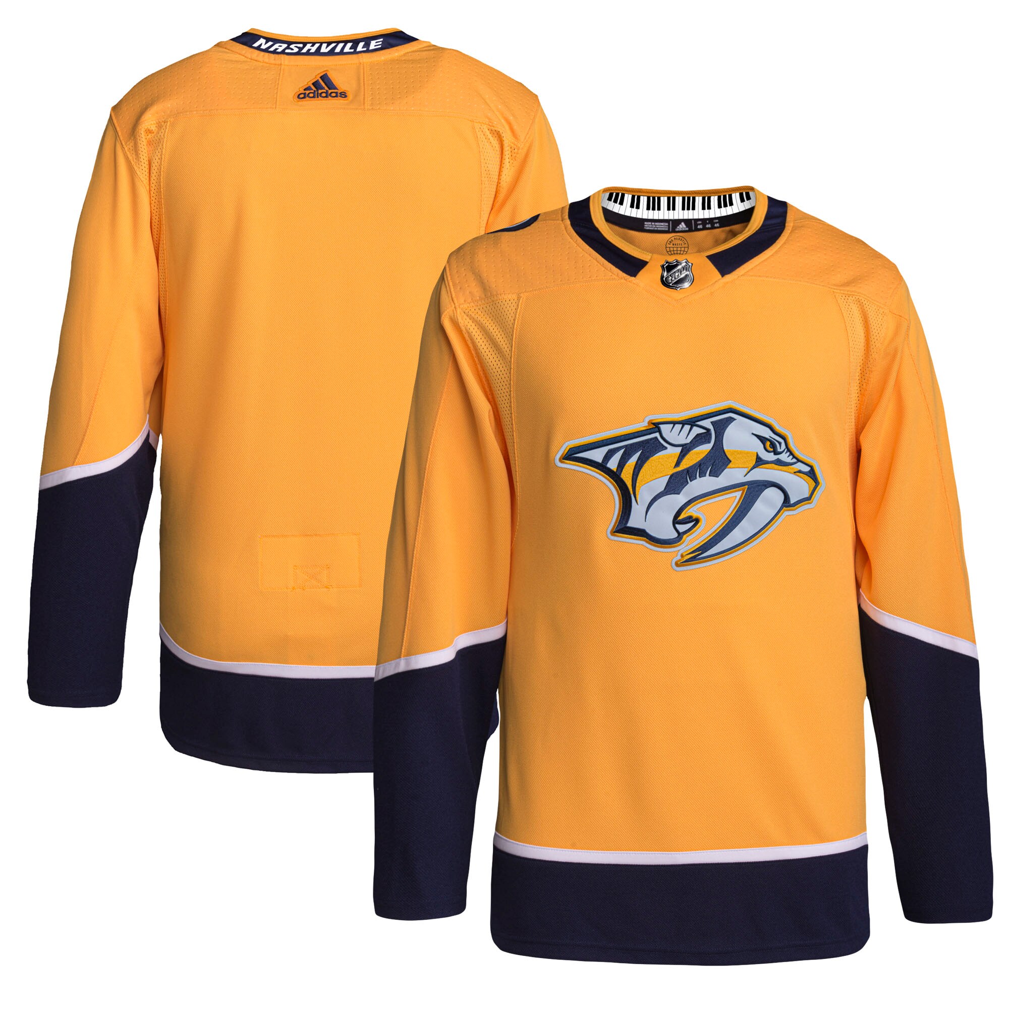 Nashville Predators Gold Home Primegreen NHL Jersey Men's