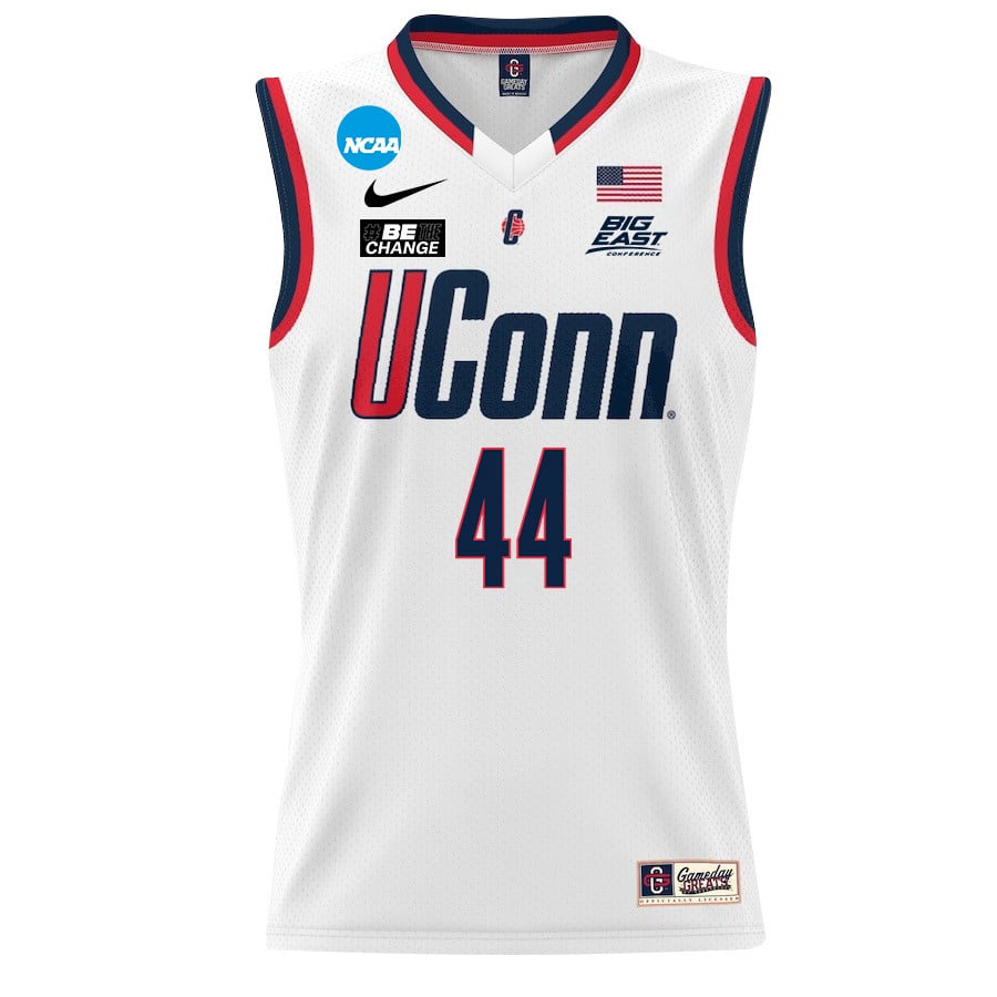 Aubrey Griffin 44 UConn Huskies 2024 White Unisex NCAA Jersey Unisex