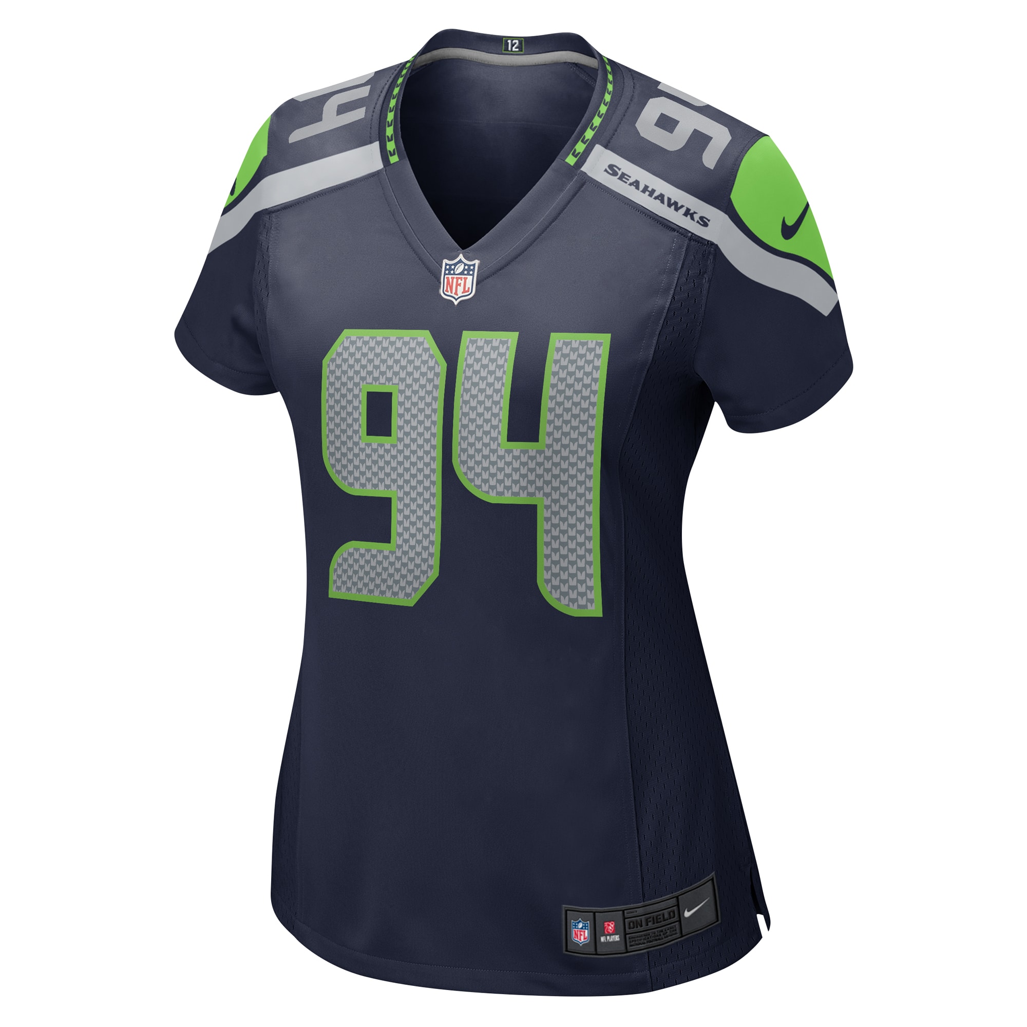 Seattle Seahawks Mike Morris College Navy Game NFL Jersey Women's