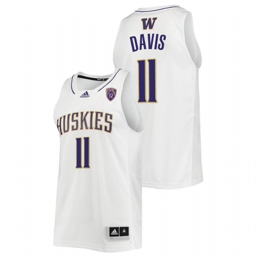 Washington Huskies Daejon Davis 202 White College NCAA Jersey Men's