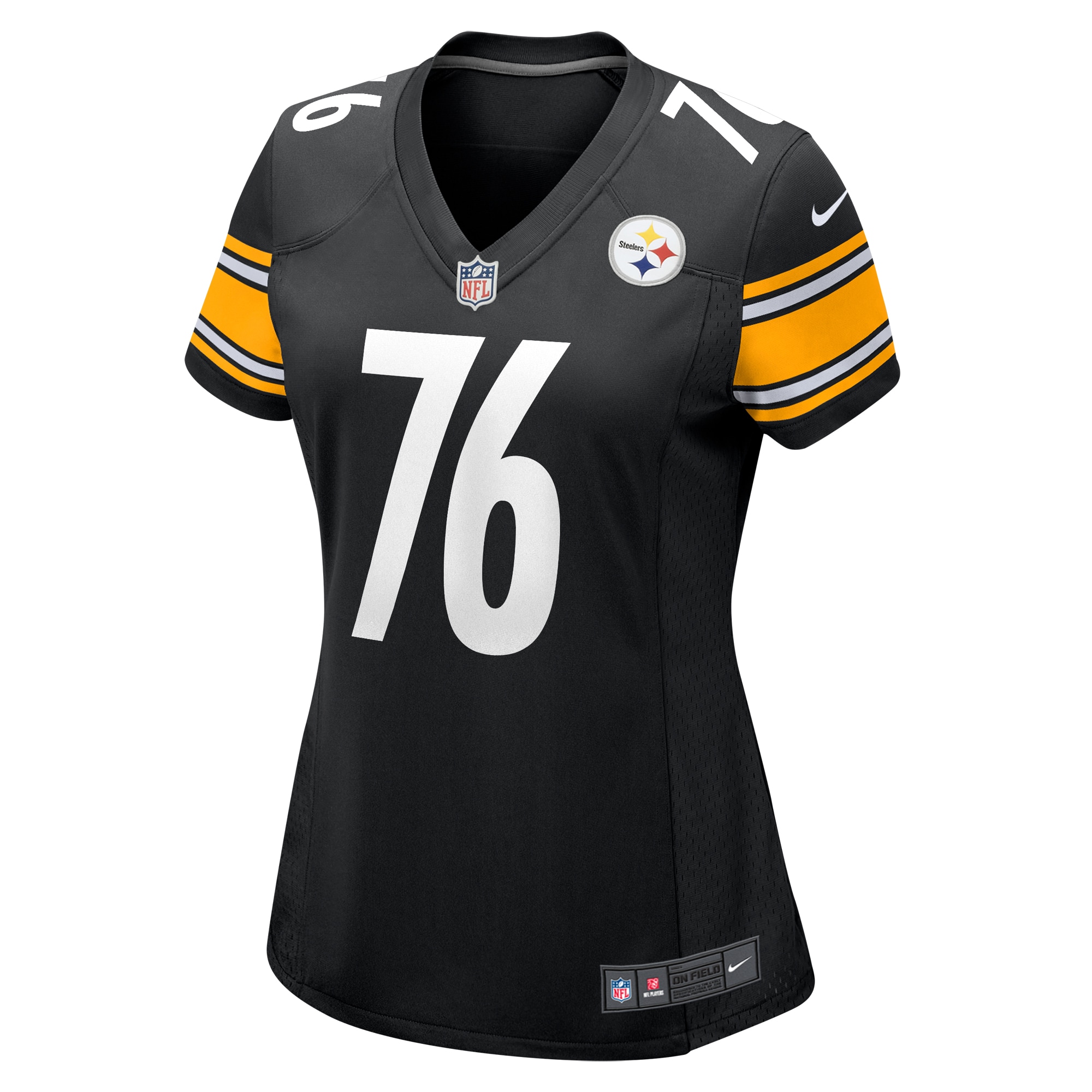 Pittsburgh Steelers Troy Fautanu Black Game NFL Jersey Women's