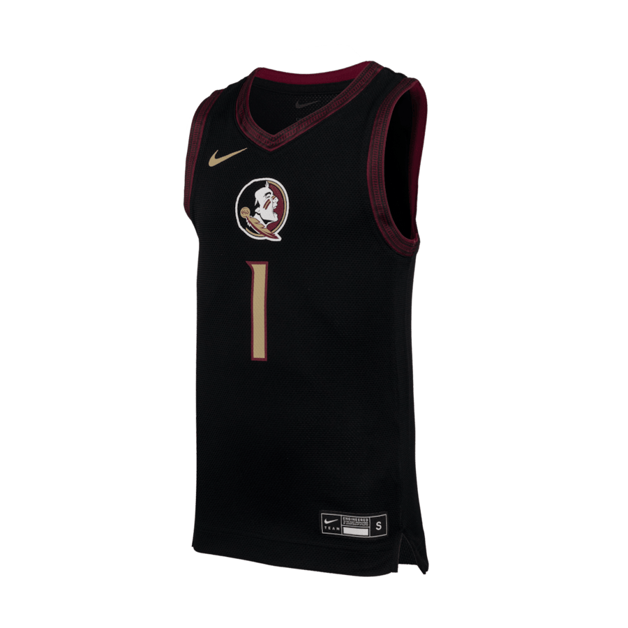 Florida State Seminoles Black #1 NCAA Jersey Men's