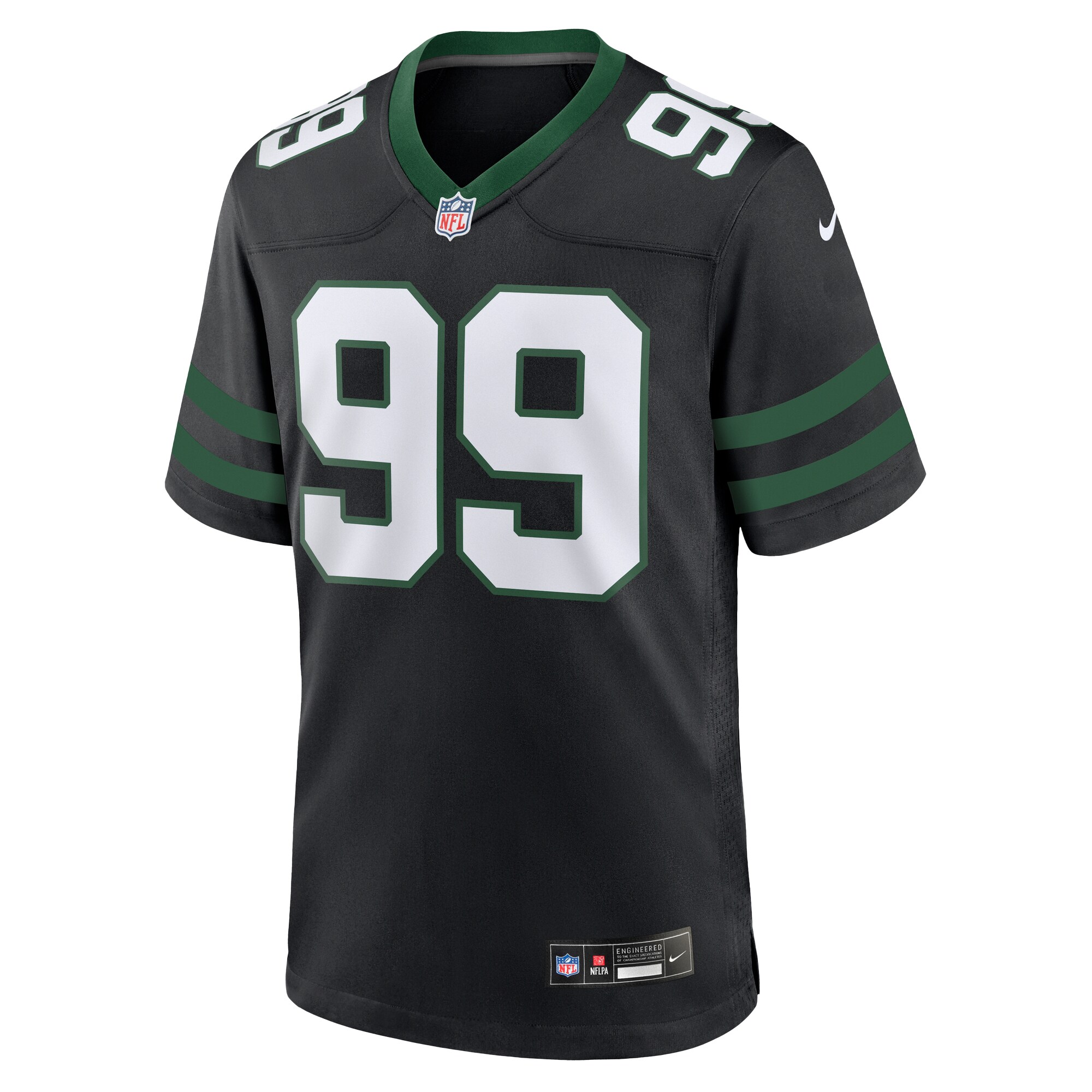 New York Jets Will McDonald IV Legacy Black Alternate Game NFL Jersey Men's