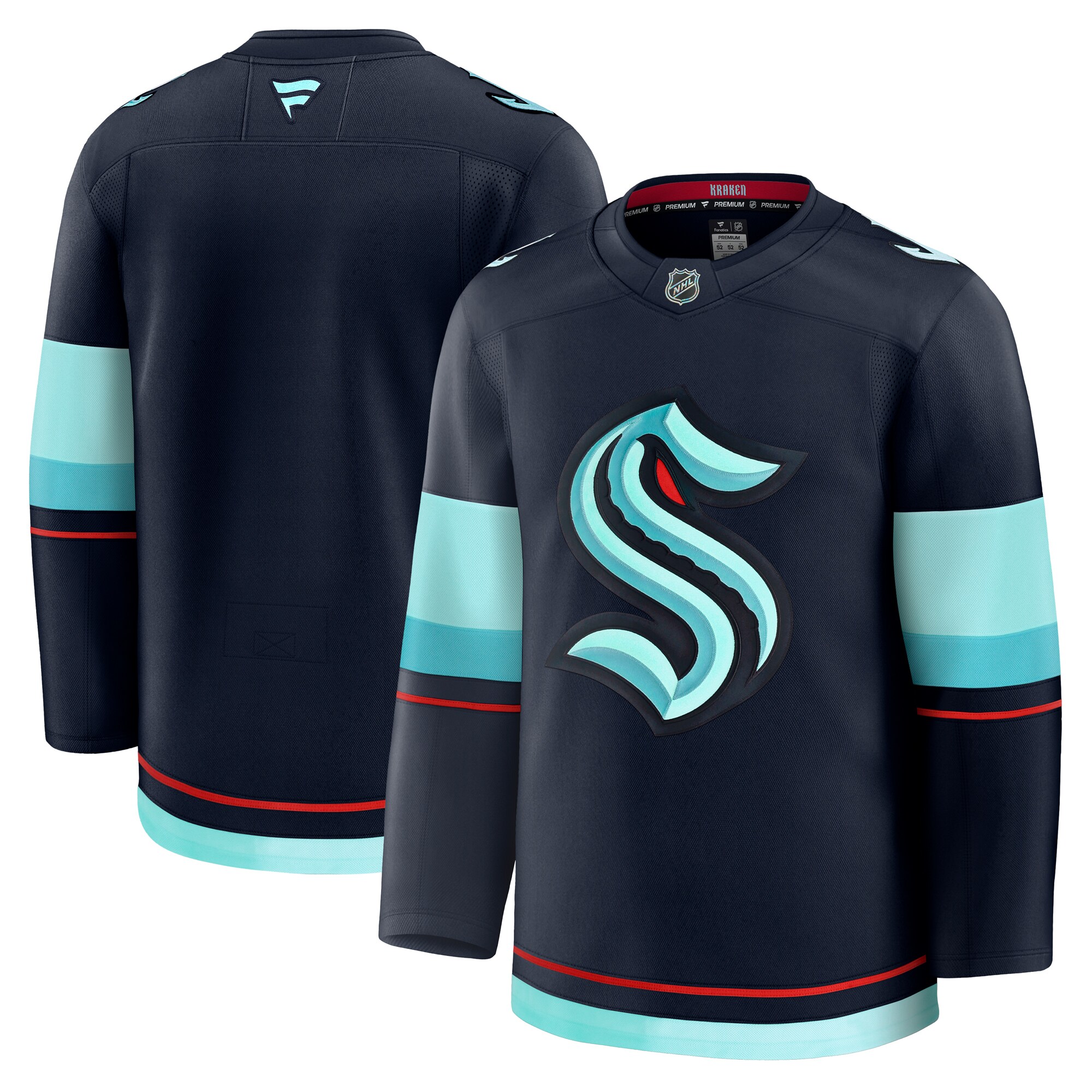 Seattle Kraken Deep Sea Blue Home Premium NHL Jersey Men's
